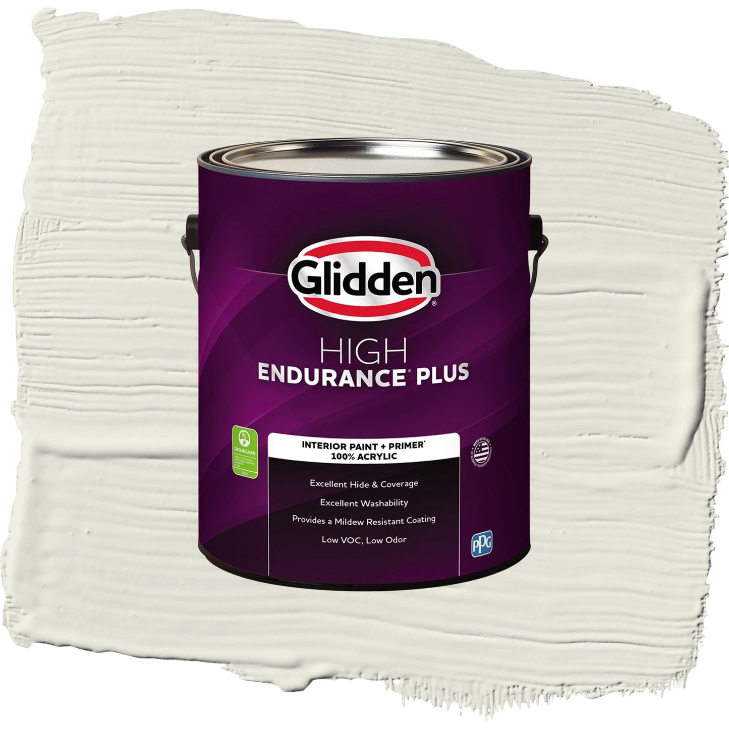 Glidden HEP Rain Cloud / Green, Semi-Gloss Interior Paint with Primer, 1 Gallon