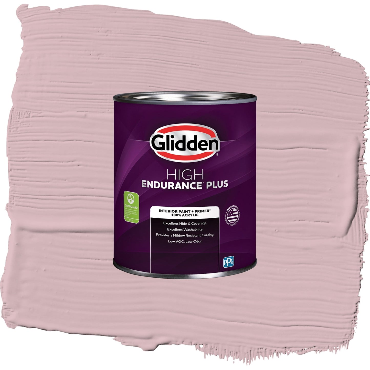 Glidden HEP Rose Stain / Pink, Eggshell Interior Paint with Primer, 1 Quart