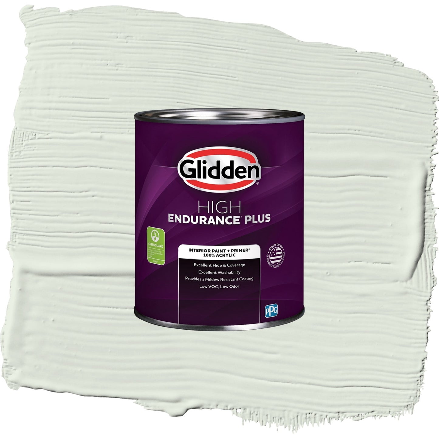 Glidden HEP Salty Breeze / Green, Eggshell Interior Paint with Primer, 1 Quart