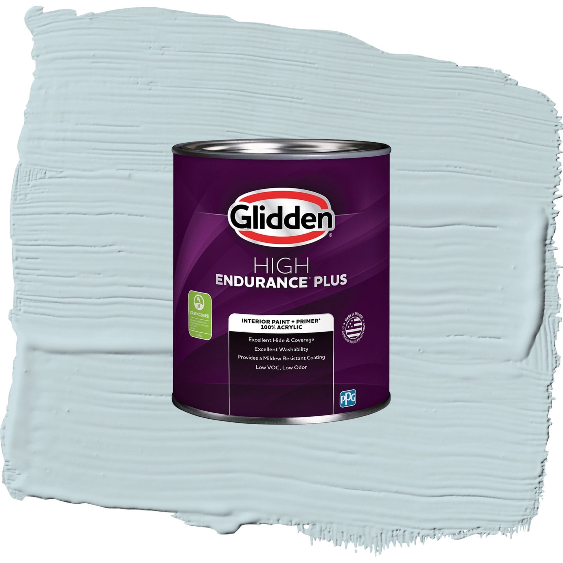 Glidden HEP Scandinavian Sky / Blue, Eggshell Interior Paint with Primer, 1 Quart