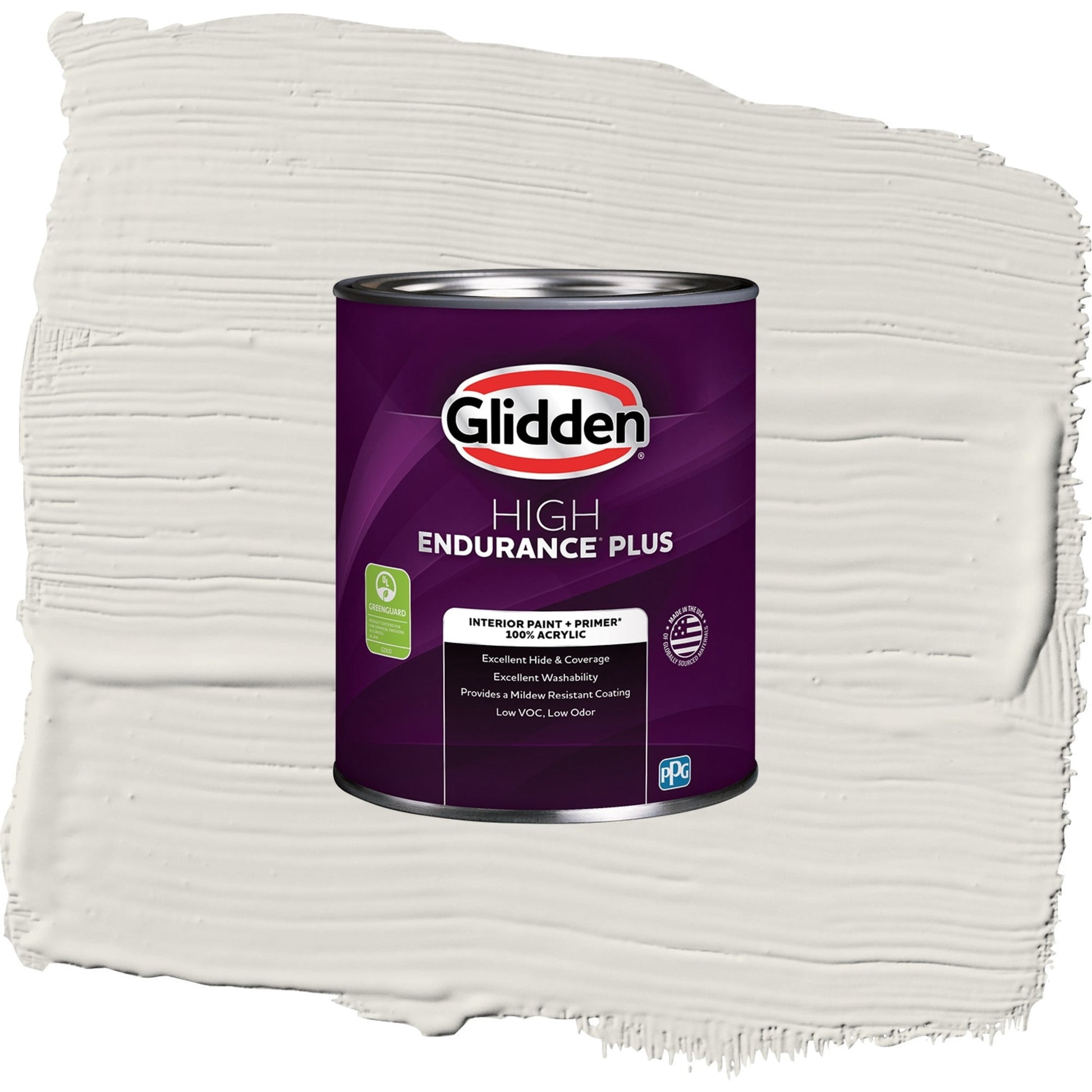 Glidden HEP Shark / Beige, Semi-Gloss Interior Paint with Primer, 1 Quart