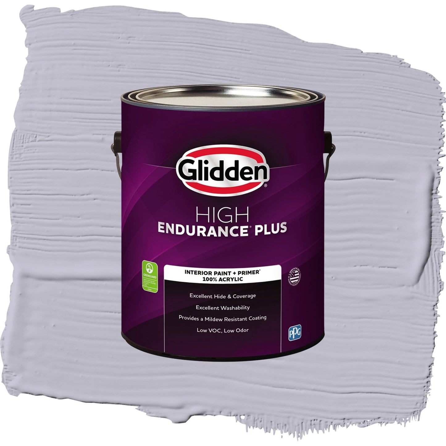 Glidden HEP Silverberry / Purple, Semi-Gloss Interior Paint with Primer, 1 Gallon