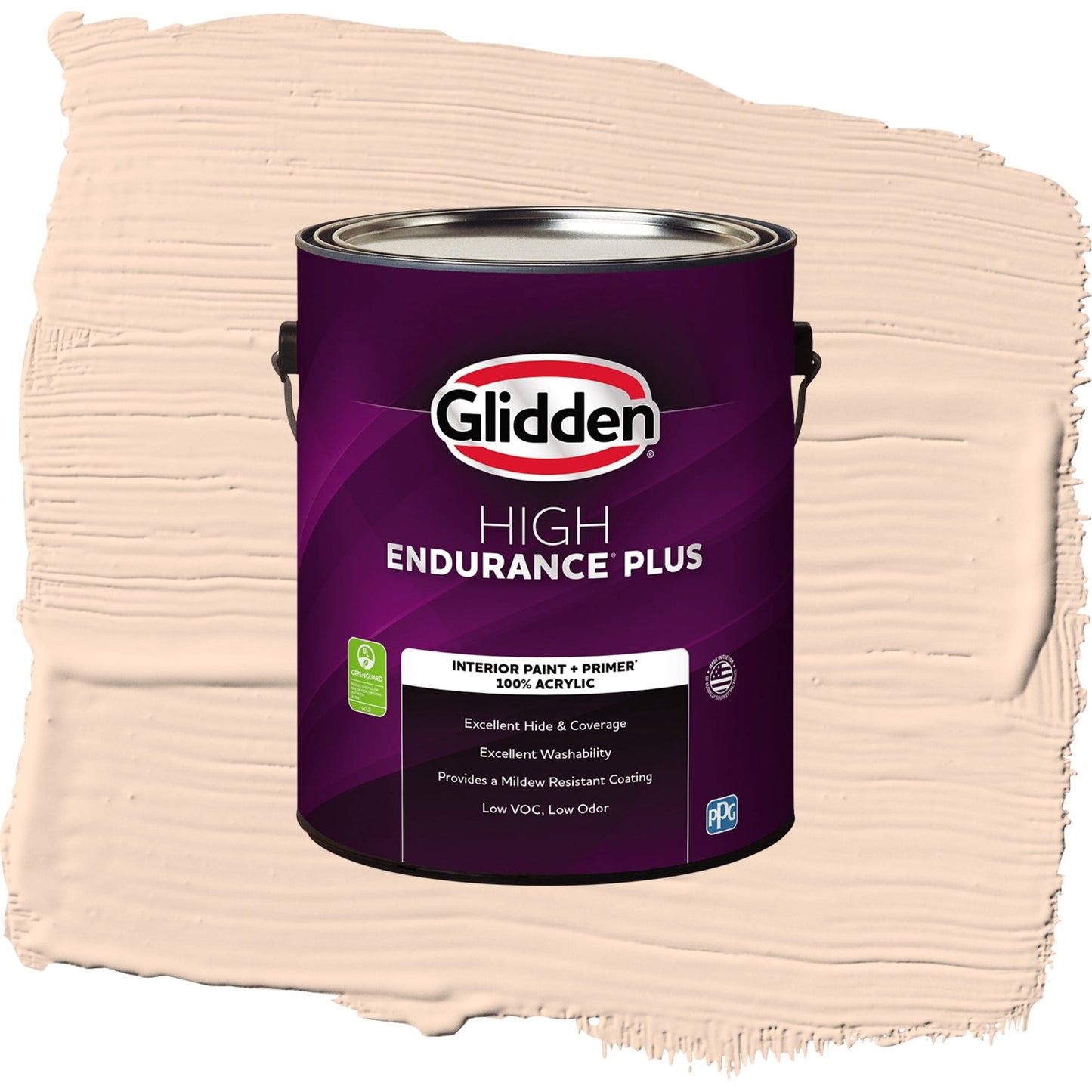 Glidden HEP Sourpatch Peach / Orange, Semi-Gloss Interior Paint with Primer, 1 Gallon