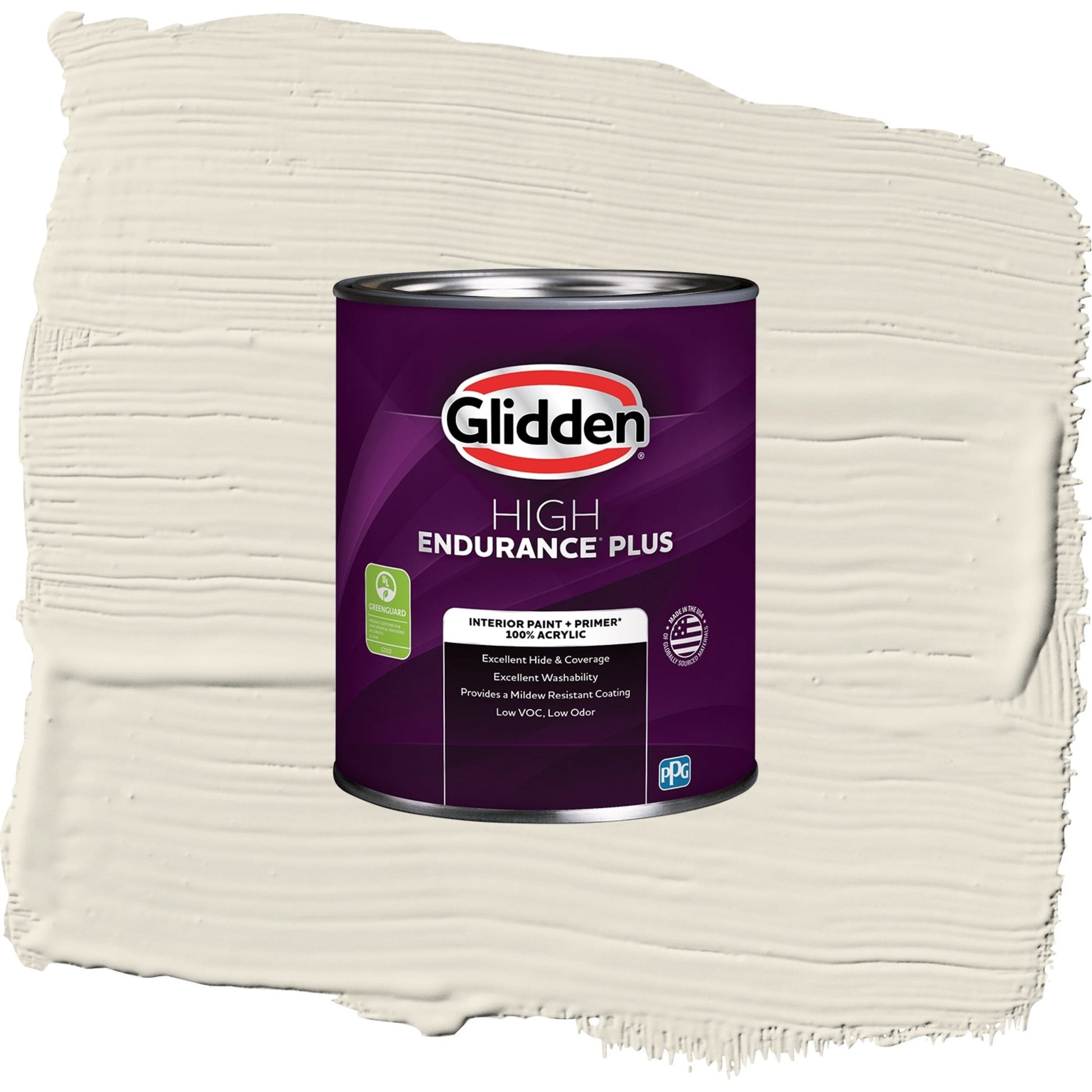 Glidden HEP Southern Breeze / Beige, Eggshell Interior Paint with Primer, 1 Quart