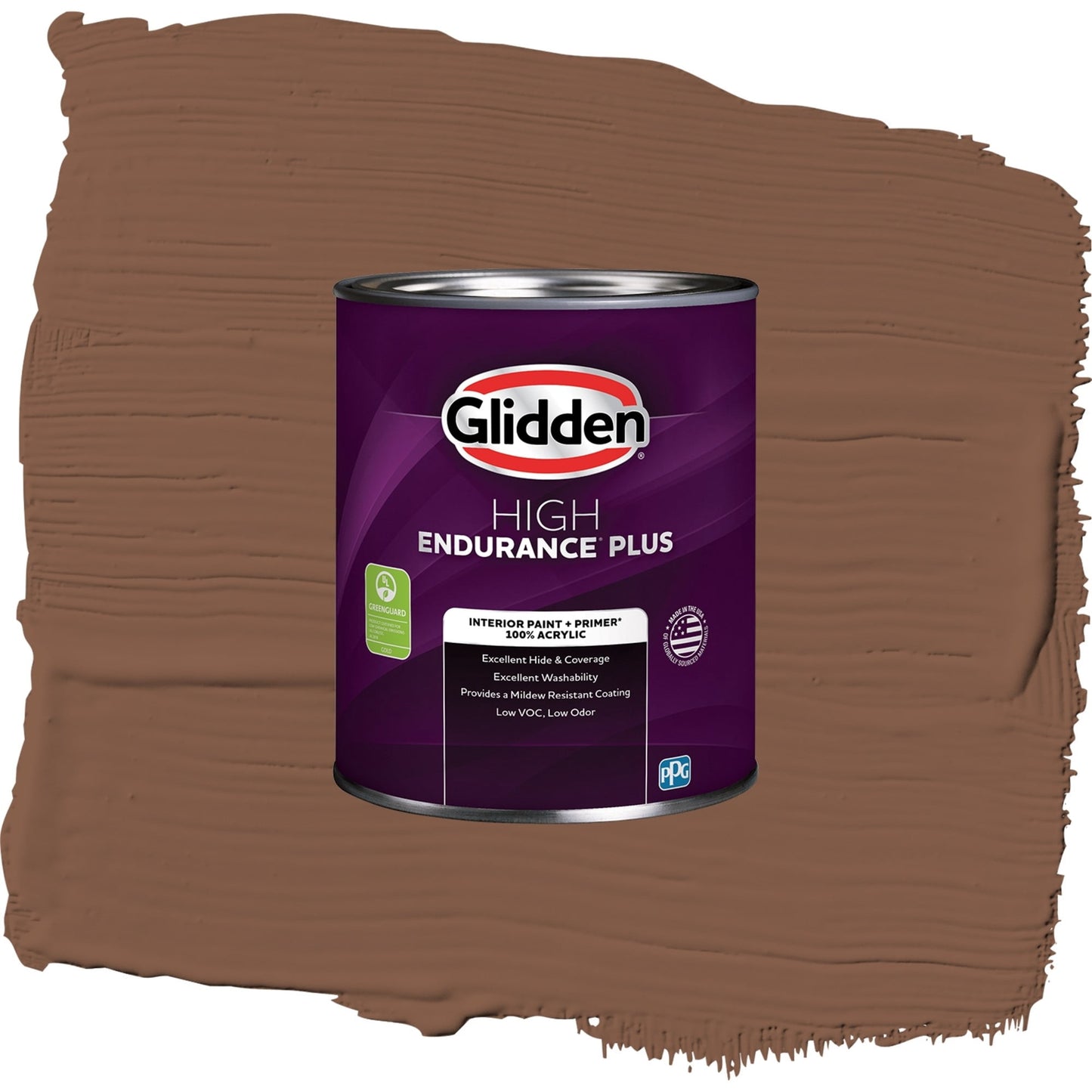 Glidden HEP Spiced Cinnamon / Beige, Semi-Gloss Interior Paint with Primer, 1 Quart
