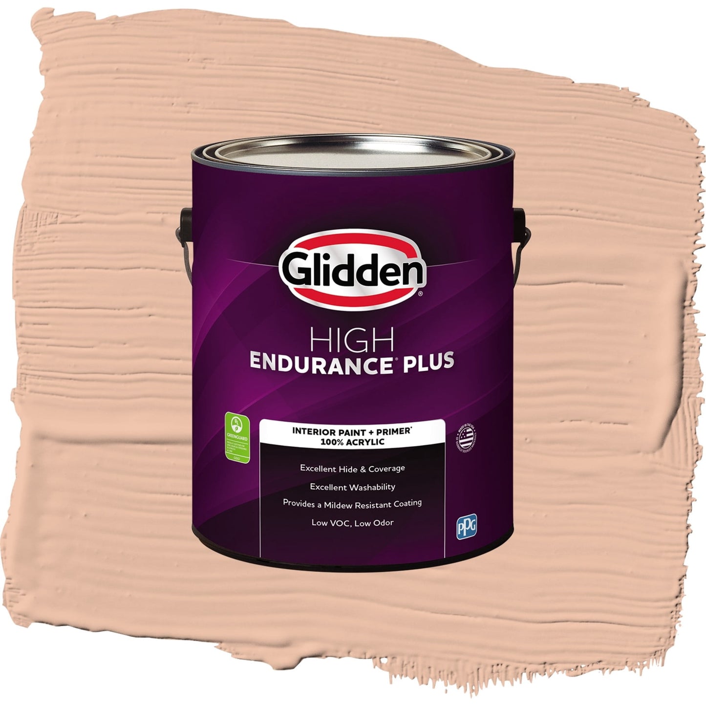 Glidden HEP Starfish / Orange, Semi-Gloss Interior Paint with Primer, 1 Gallon