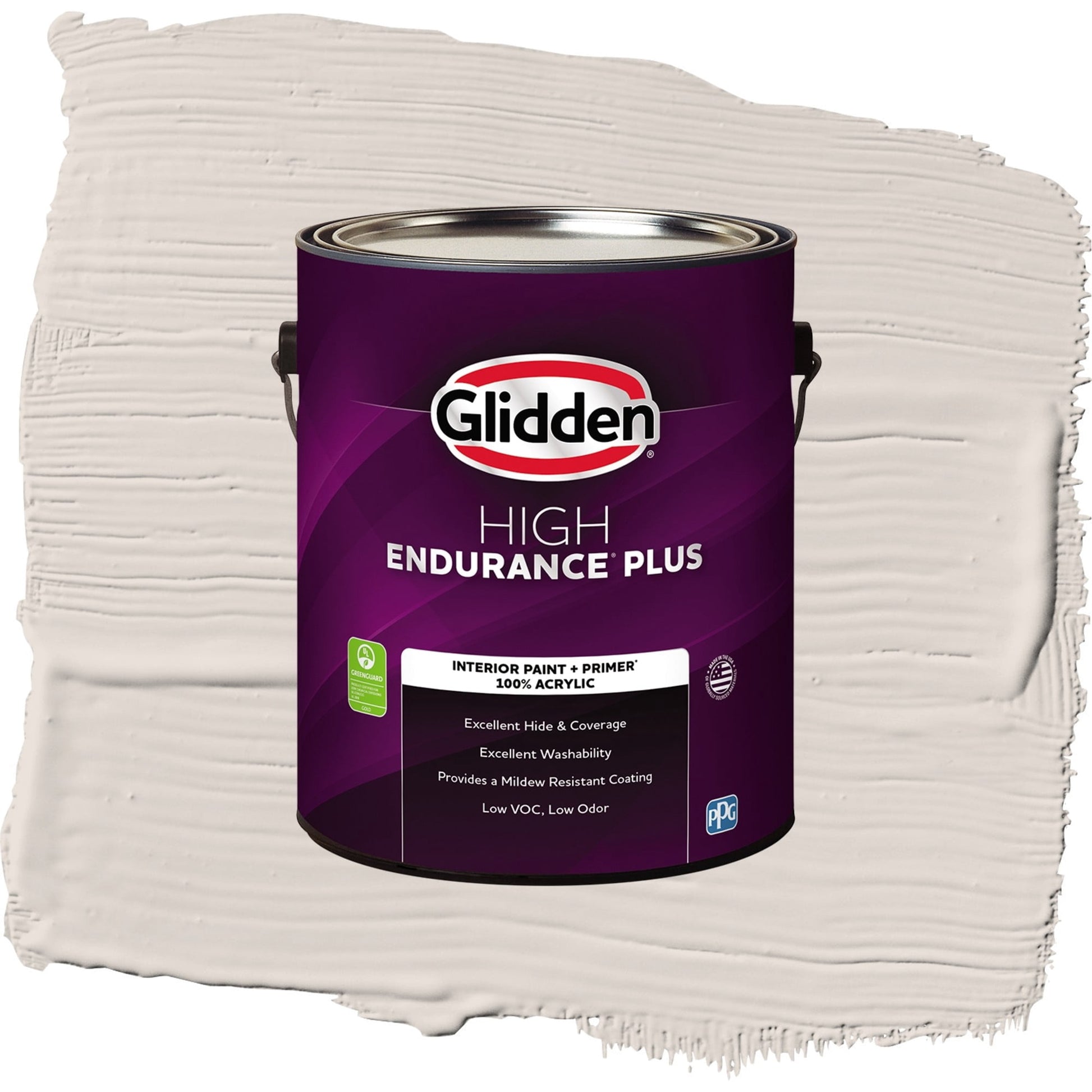 Glidden HEP Steel Me / Beige, Semi-Gloss Interior Paint with Primer, 1 Gallon