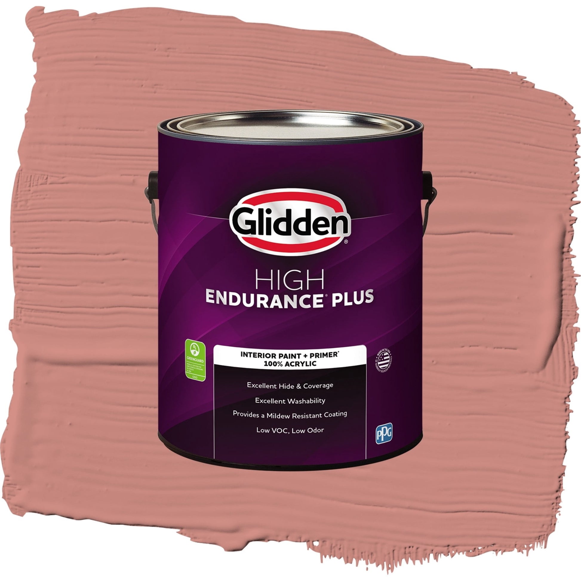 Glidden HEP Sunstone / Orange, Eggshell Interior Paint with Primer, 1 Gallon