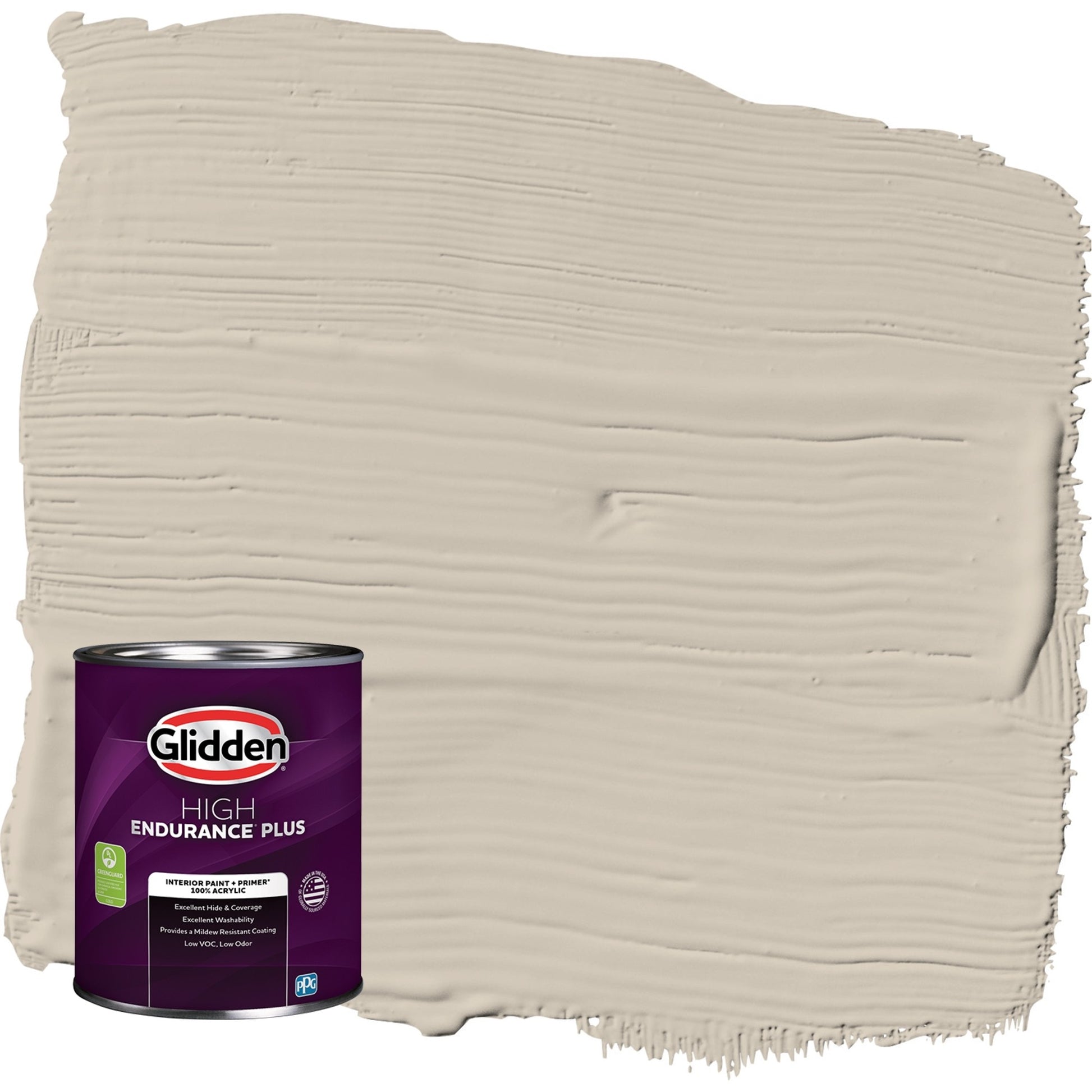 Glidden HEP Synchronicity / Gray, Semi-Gloss Interior Paint with Primer, 1 Quart