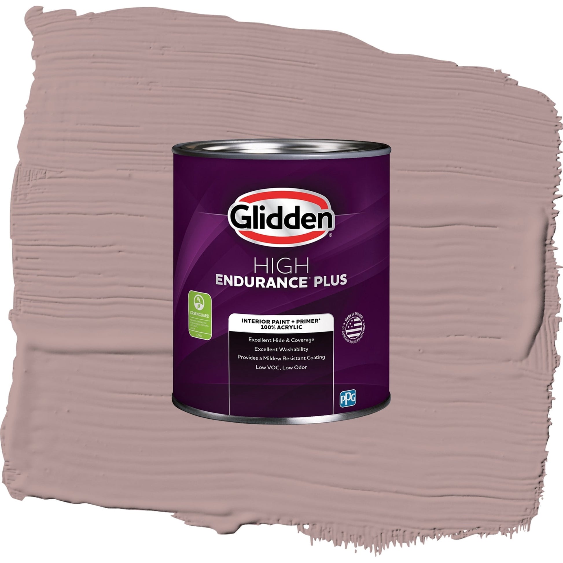 Glidden HEP Tawny Mushroom / Pink, Semi-Gloss Interior Paint with Primer, 1 Quart