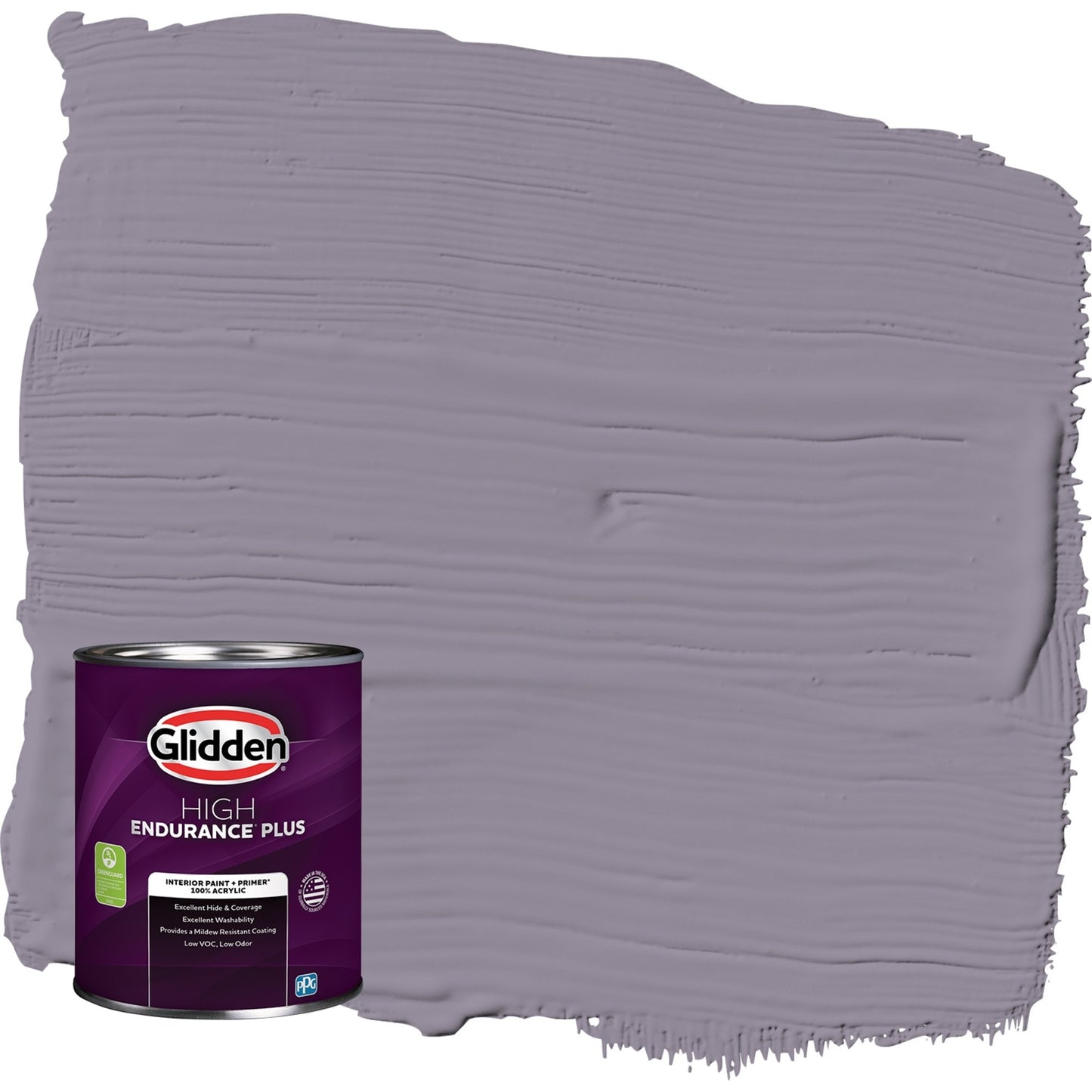 Glidden HEP Tin Lizzie / Purple, Semi-Gloss Interior Paint with Primer, 1 Quart