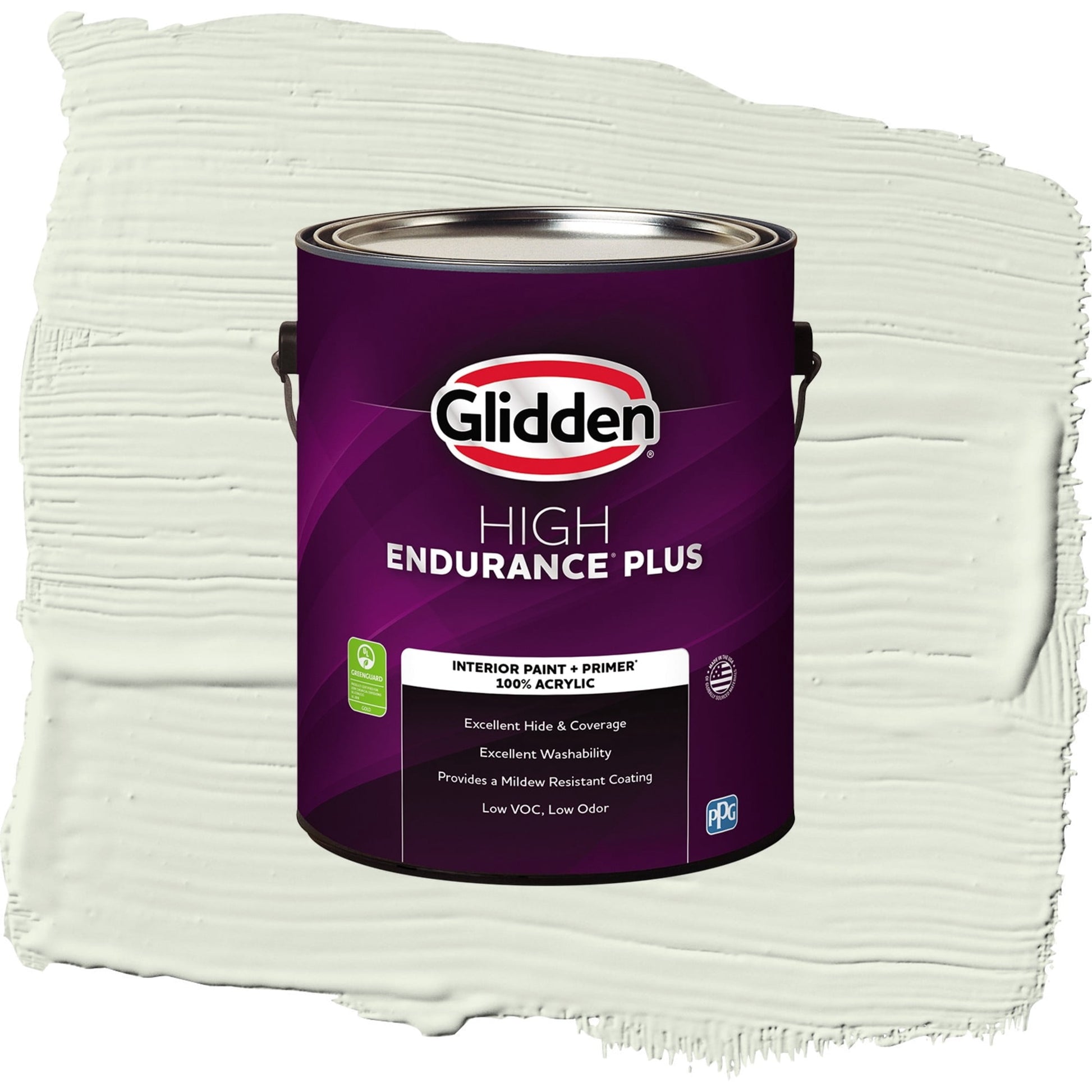 Glidden HEP Touch of Lime / Green, Eggshell Interior Paint with Primer, 1 Gallon