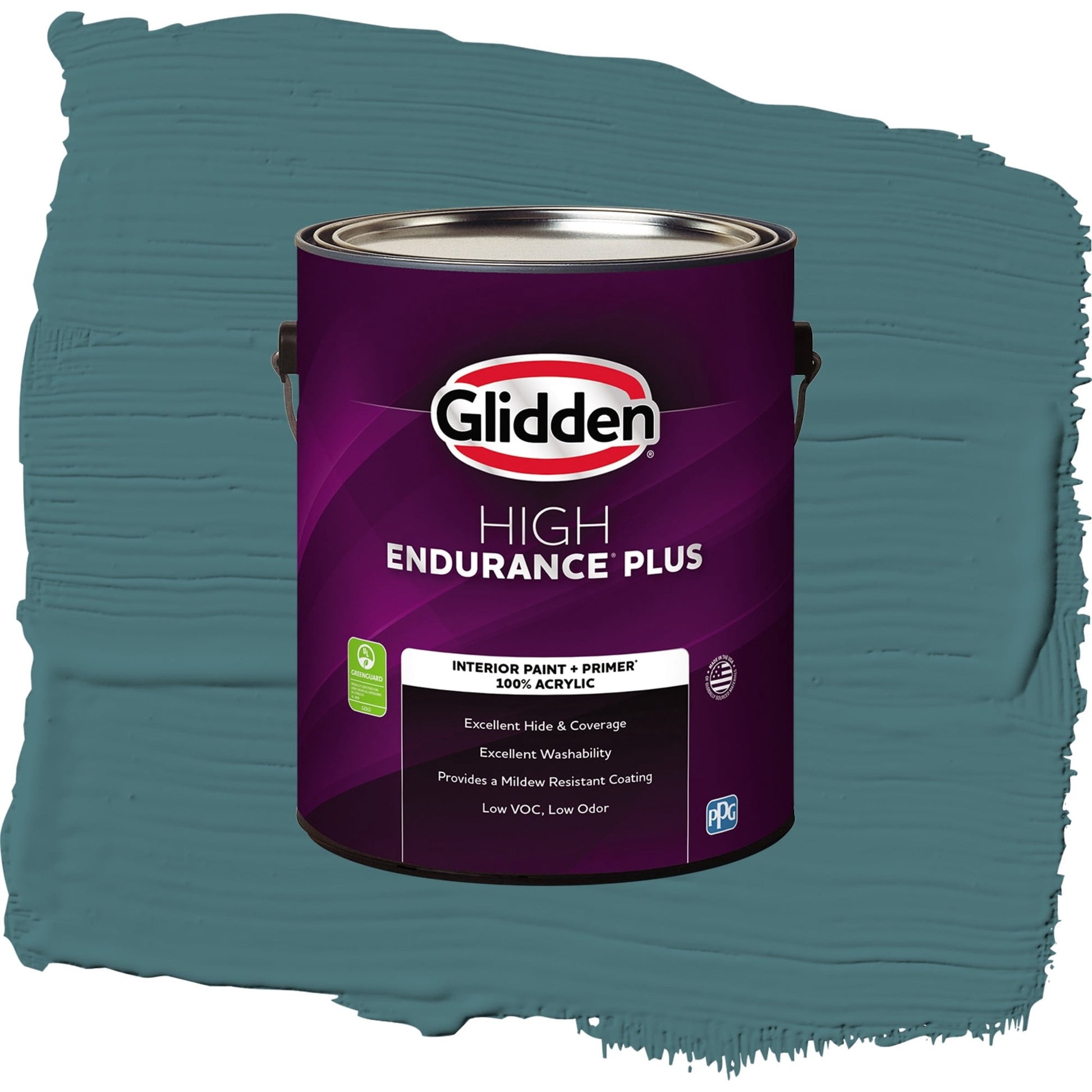 Glidden HEP Vining Ivy / Green, Eggshell Interior Paint with Primer, 1 Gallon