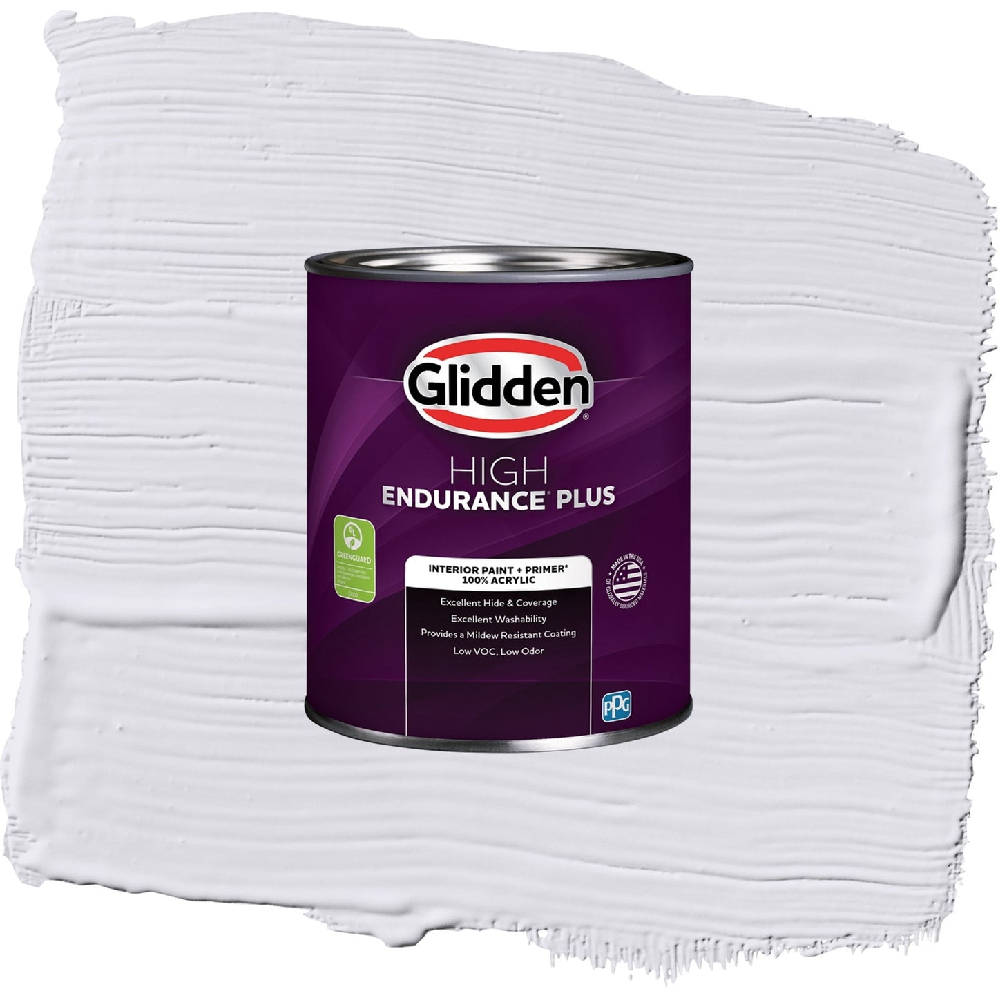 Glidden HEP Violet Echo / Purple, Semi-Gloss Interior Paint with Primer, 1 Quart