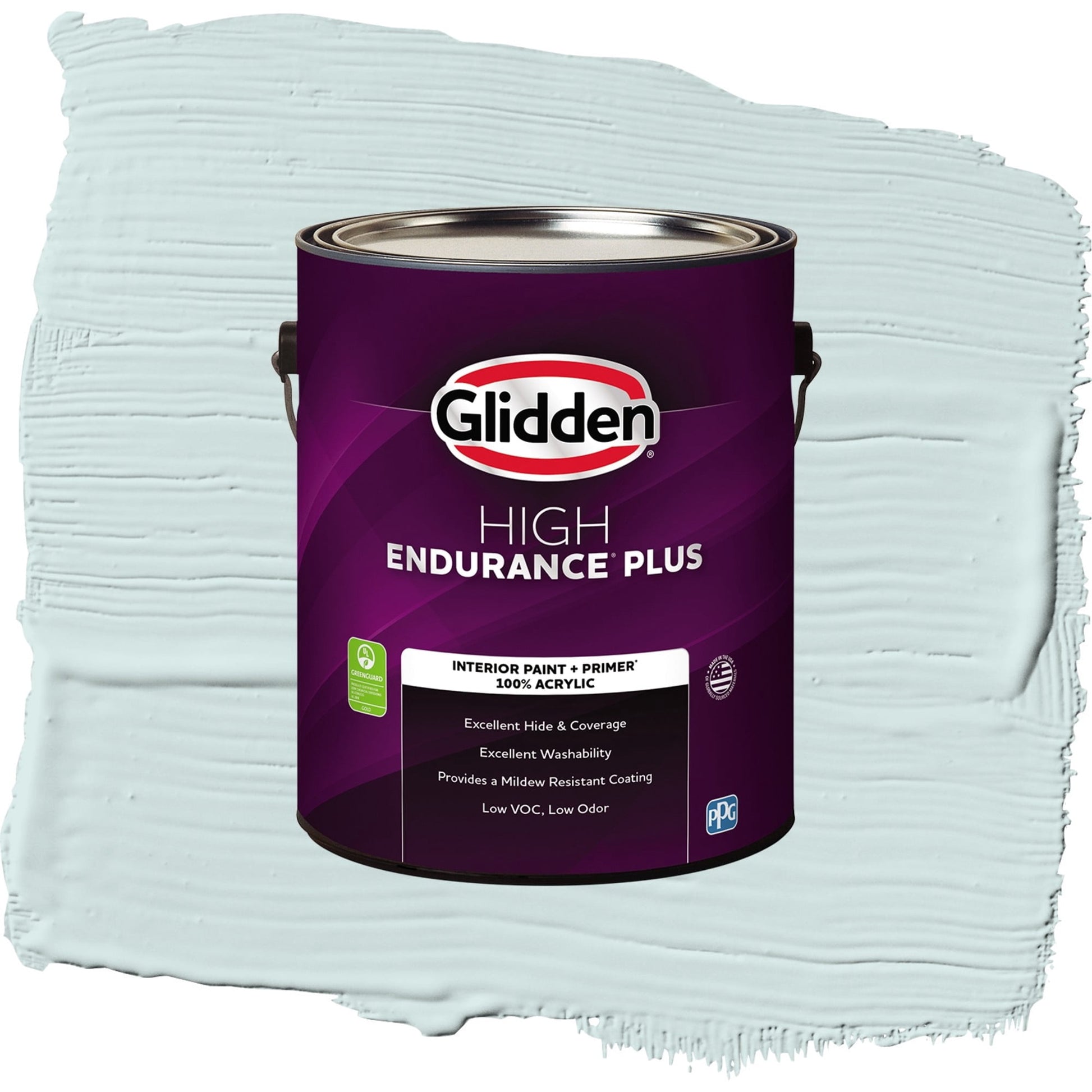 Glidden HEP Watery Blue / Aqua Eggshell Interior Paint with Primer, 1 Gallon