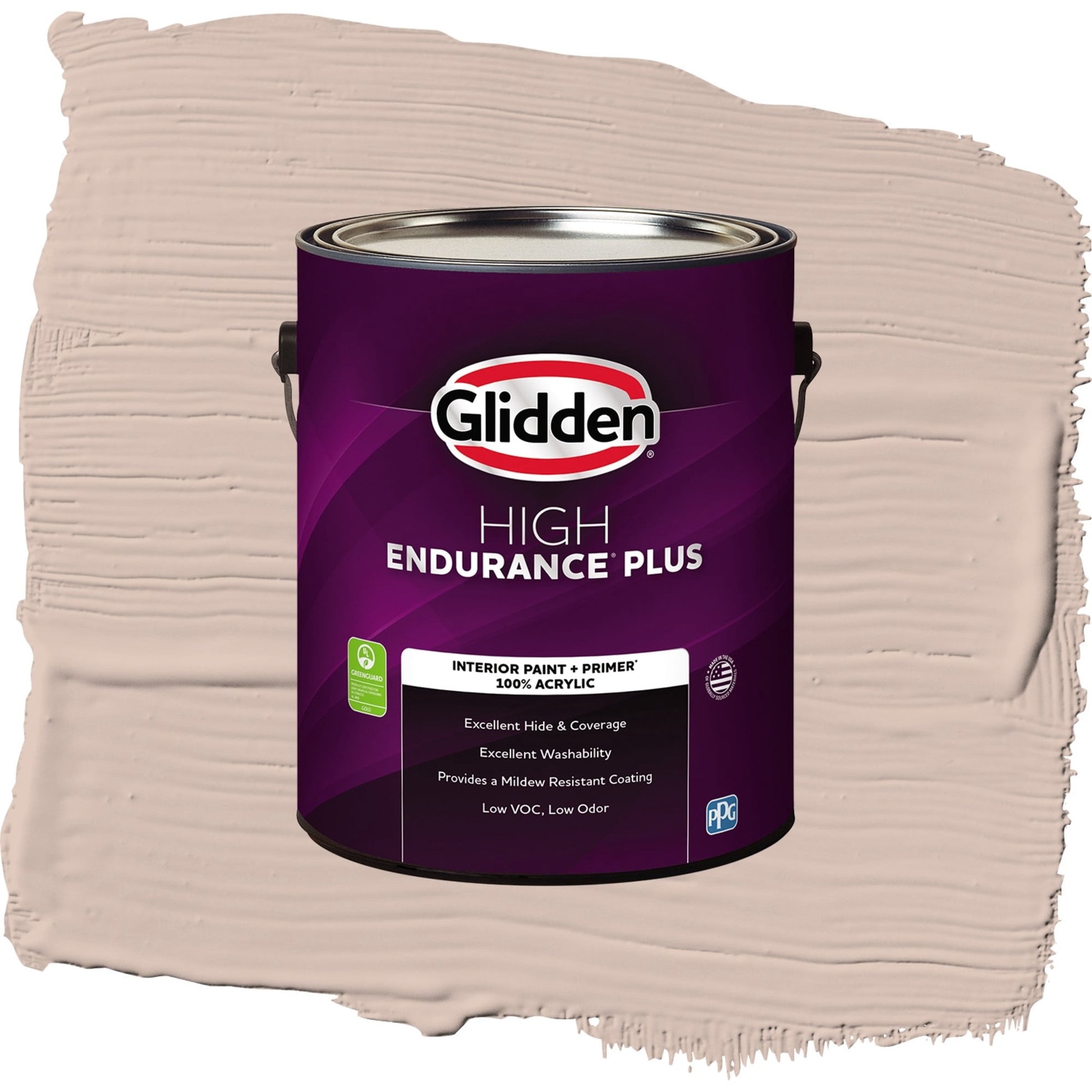Glidden HEP Wild Rice / Orange, Eggshell Interior Paint with Primer, 1 Gallon