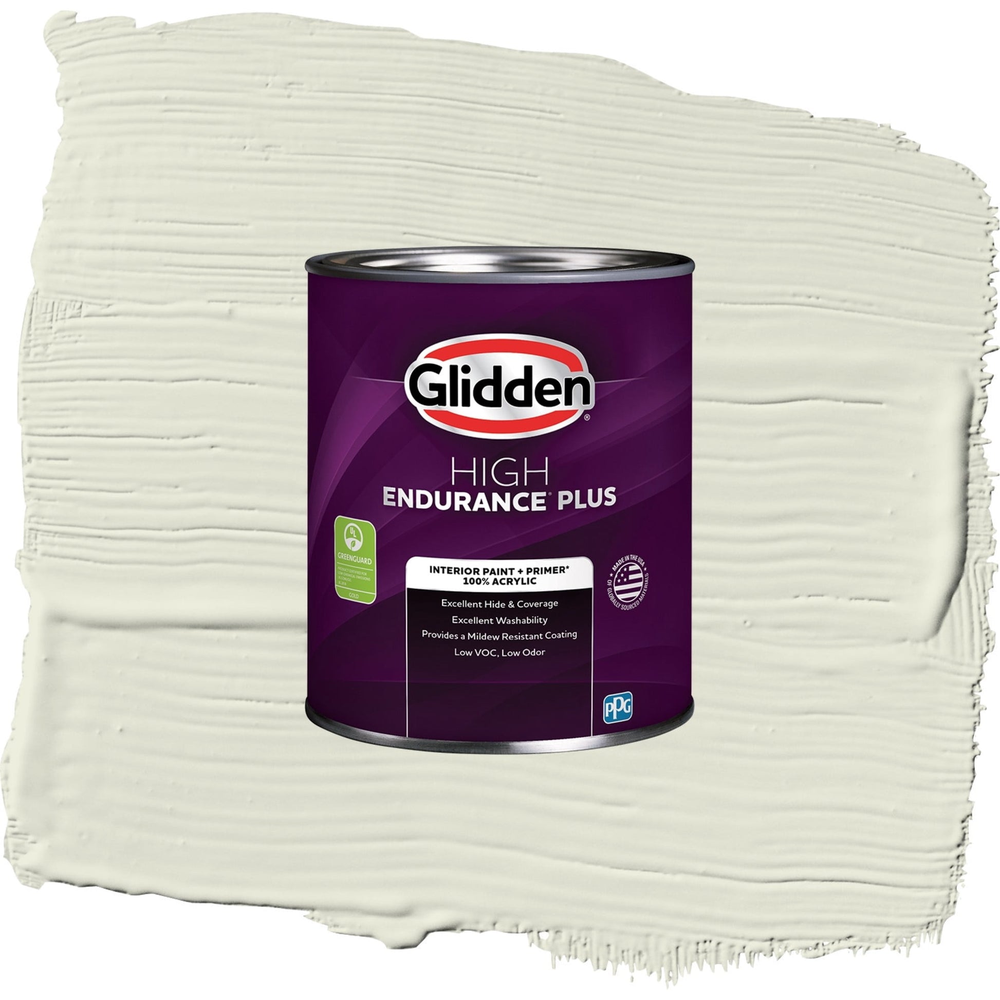 Glidden HEP Wild Wheat / Green, Semi-Gloss Interior Paint with Primer, 1 Quart