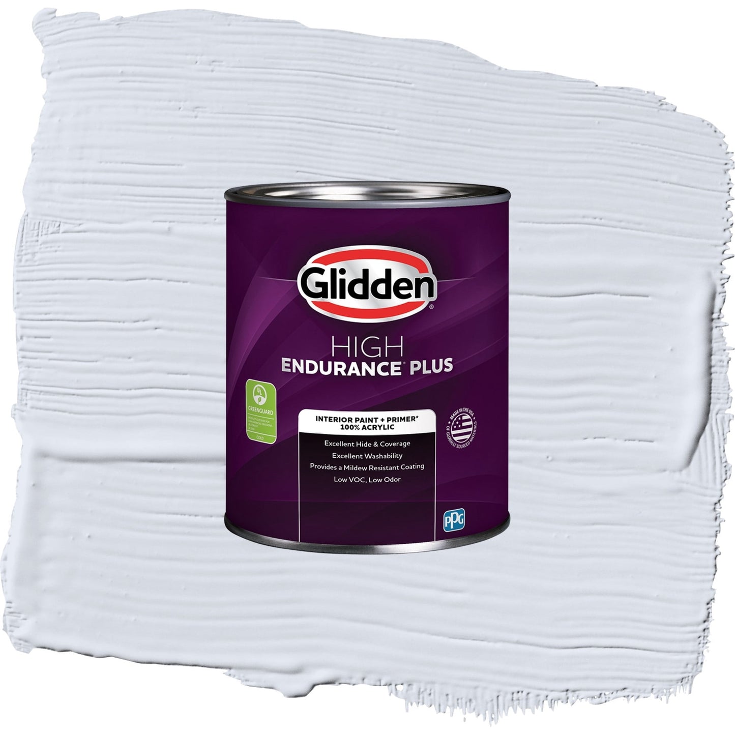 Glidden HEP Irradiant Iris / Purple, Eggshell Interior Paint with Primer, 1 Quart