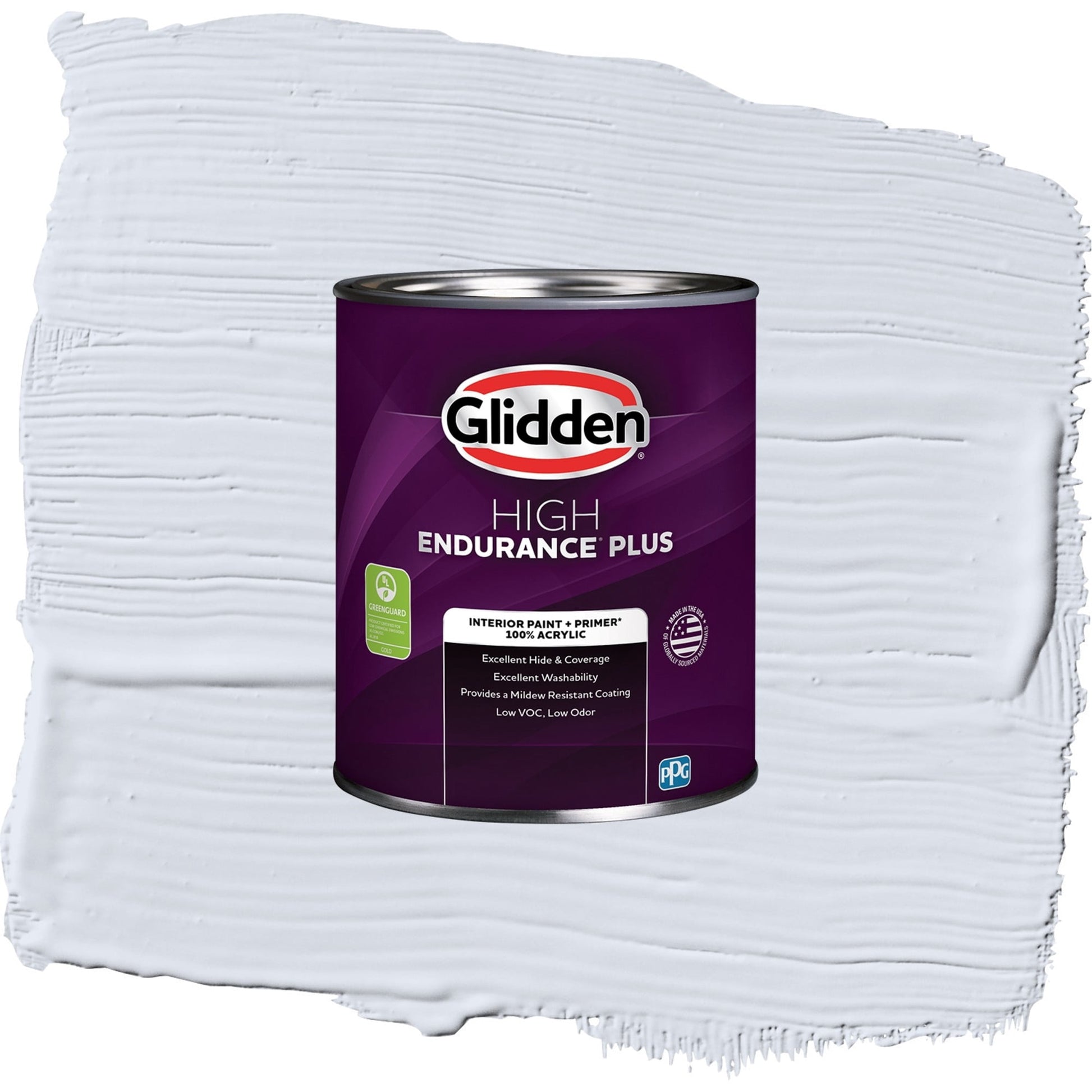 Glidden HEP Irradiant Iris / Purple, Eggshell Interior Paint with Primer, 1 Quart