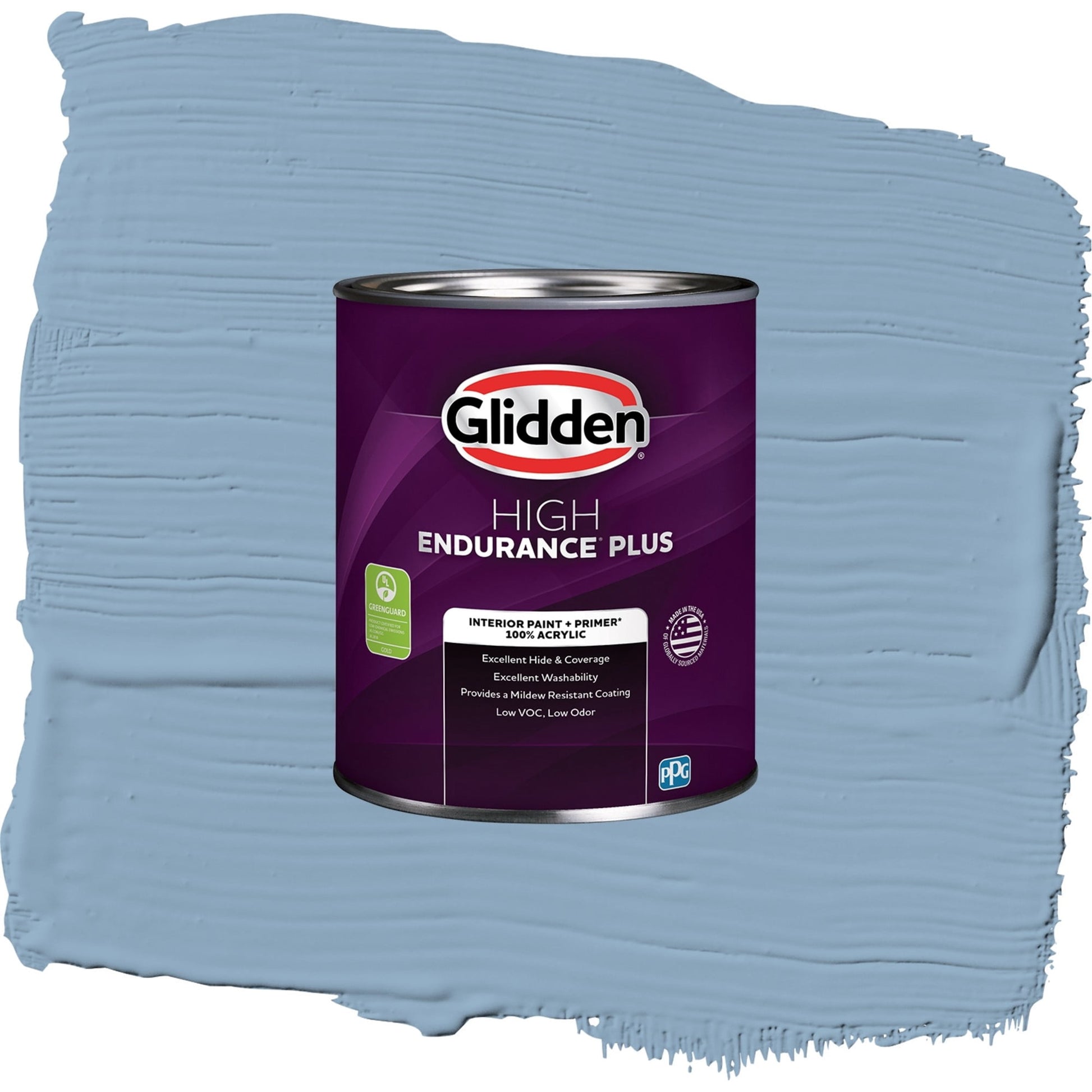 Glidden HEP Kaleidoscope / Blue, Eggshell Interior Paint with Primer, 1 Quart