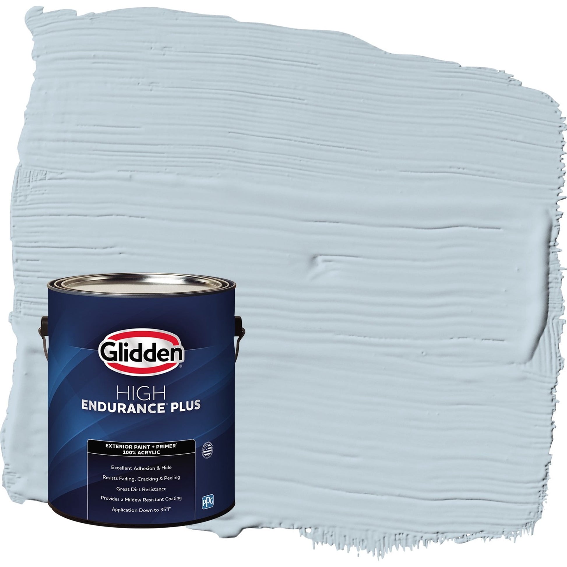 Glidden HEP Keepsakes / Blue Satin Exterior Paint with Primer, 1 Gallon