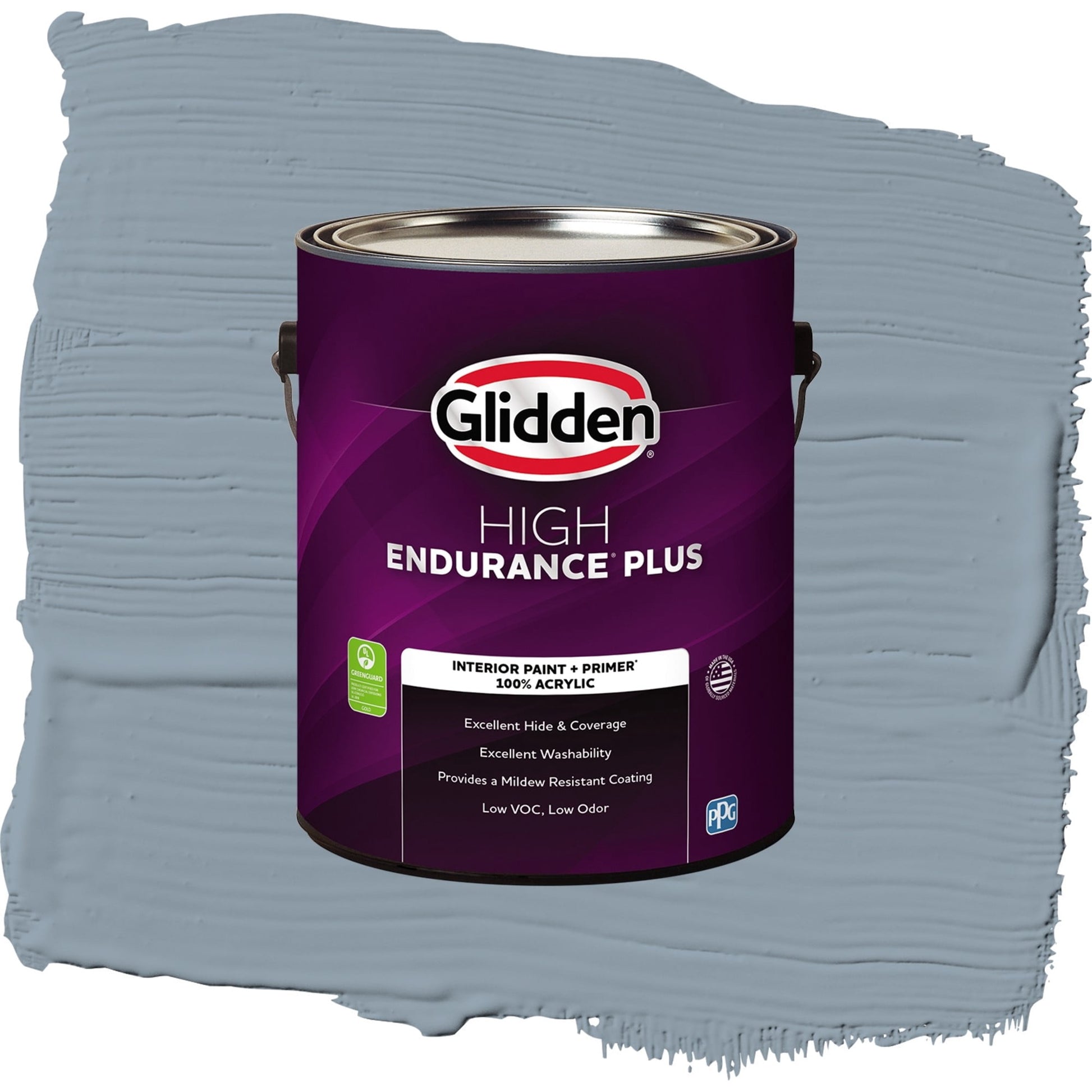 Glidden HEP Lost At Sea Interior Paint + Primer Flat , 1 Gallon