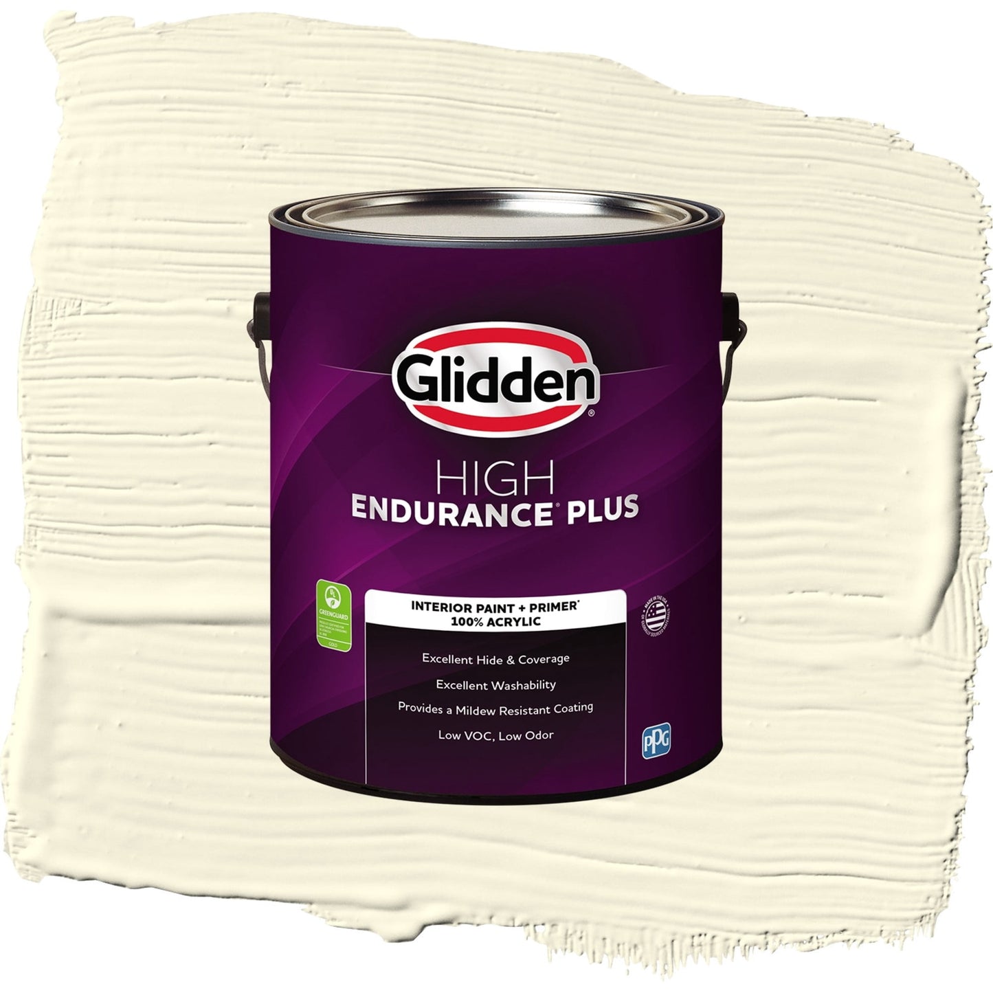 Glidden HEP Lotus Flower / Yellow, Eggshell Interior Paint with Primer, 1 Gallon