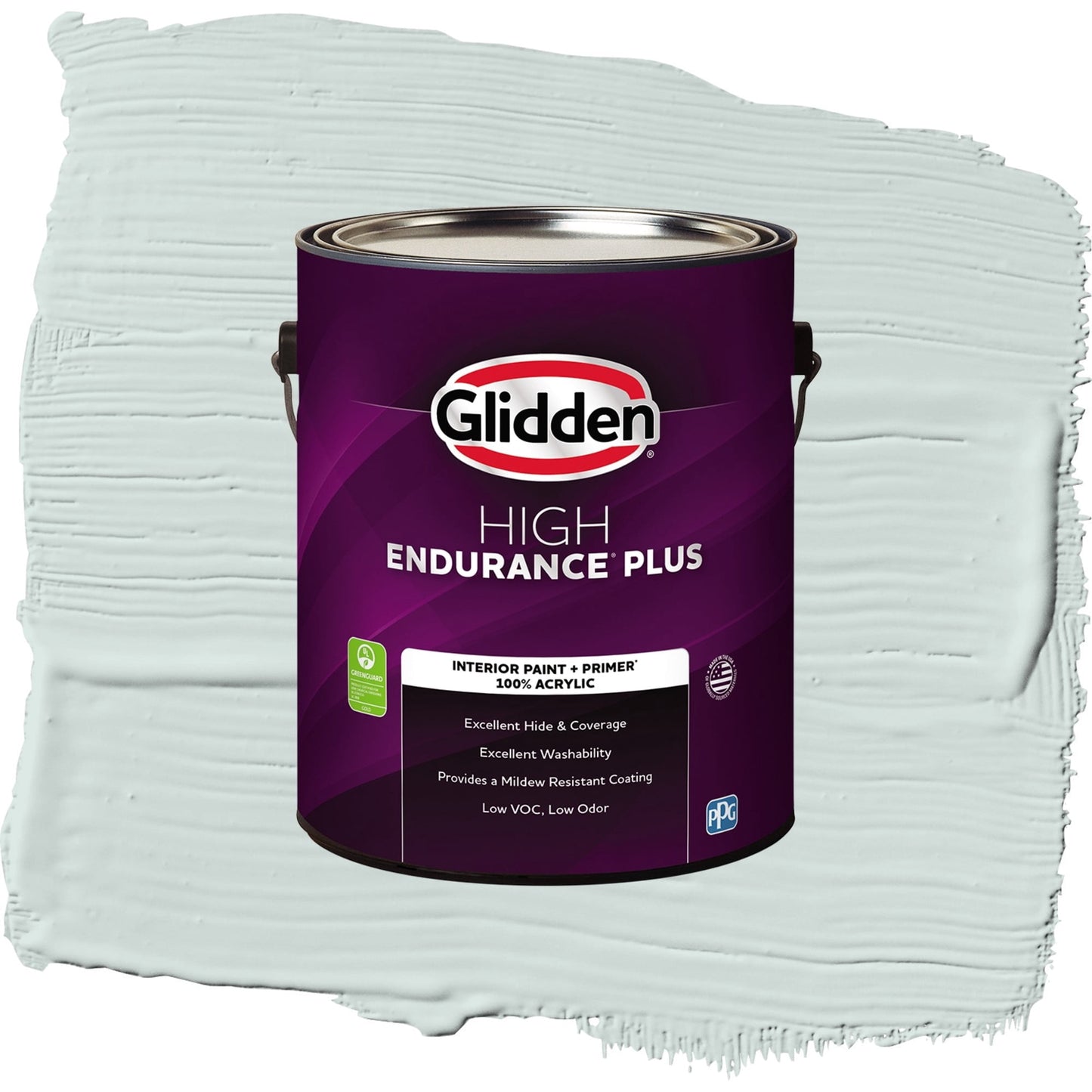 Glidden HEP Morning Fog Interior Paint + Primer Eggshell , 1 Gallon