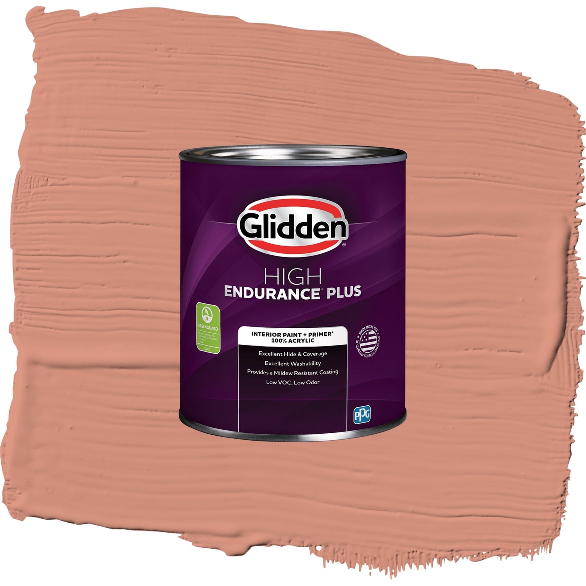 Glidden HEP Orange Essential / Orange, Eggshell Interior Paint with Primer, 1 Quart