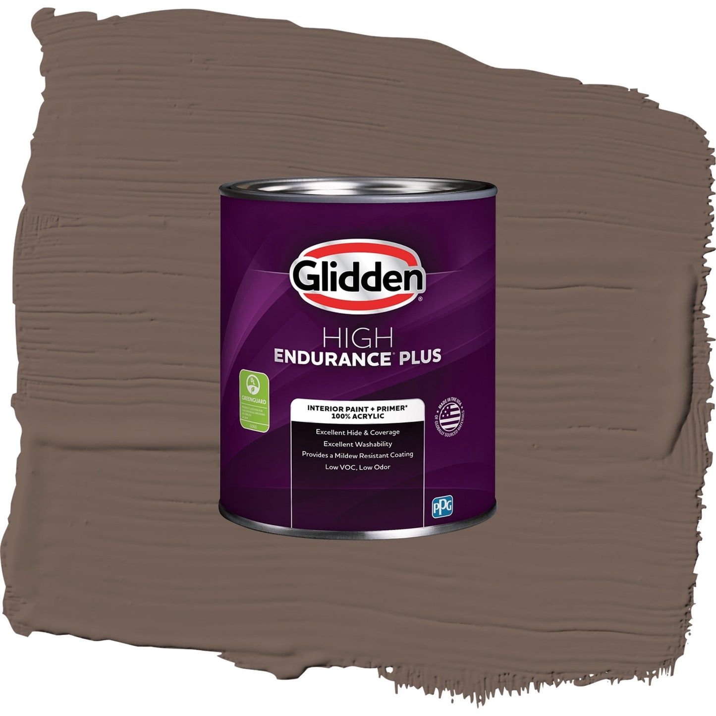 Glidden HEP Poppy Pods Interior Paint + Primer Semi Gloss , 1 Quart