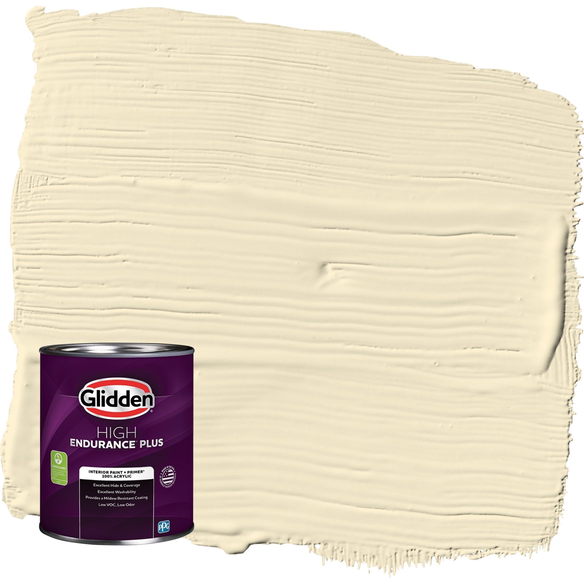 Glidden HEP Soleil / Yellow, Eggshell Interior Paint with Primer, 1 Quart