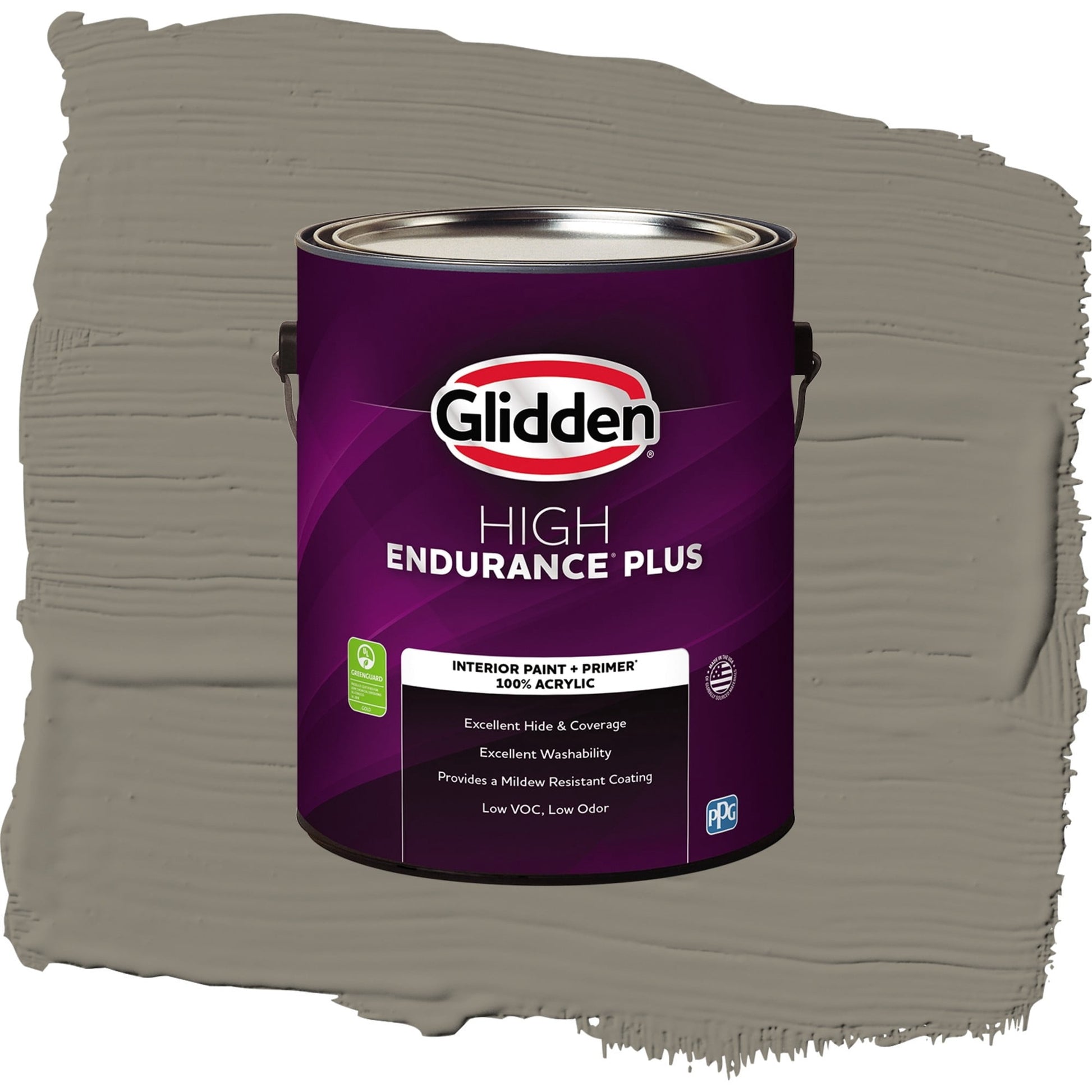 Glidden HEP Sweater Weather Interior Paint + Primer Flat , 1 Gallon