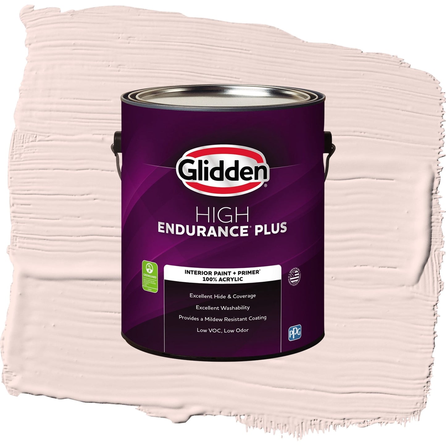 Glidden HEP Sweet Truffle Interior Paint + Primer Flat , 1 Gallon