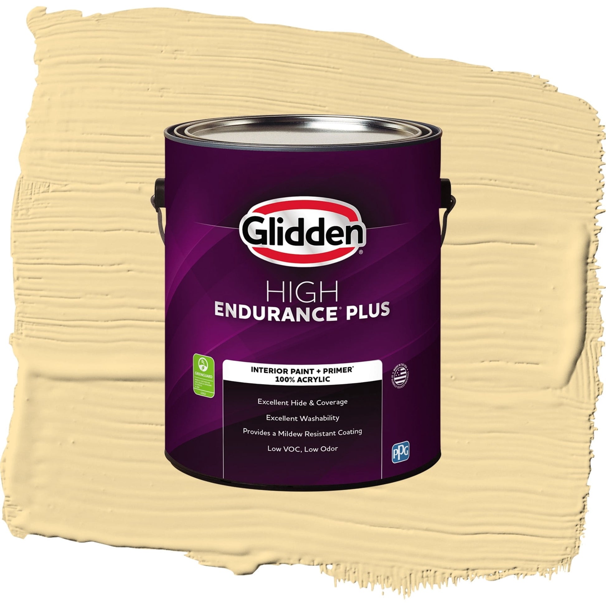 Glidden HEP Upbeat Interior Paint + Primer Flat , 1 Gallon