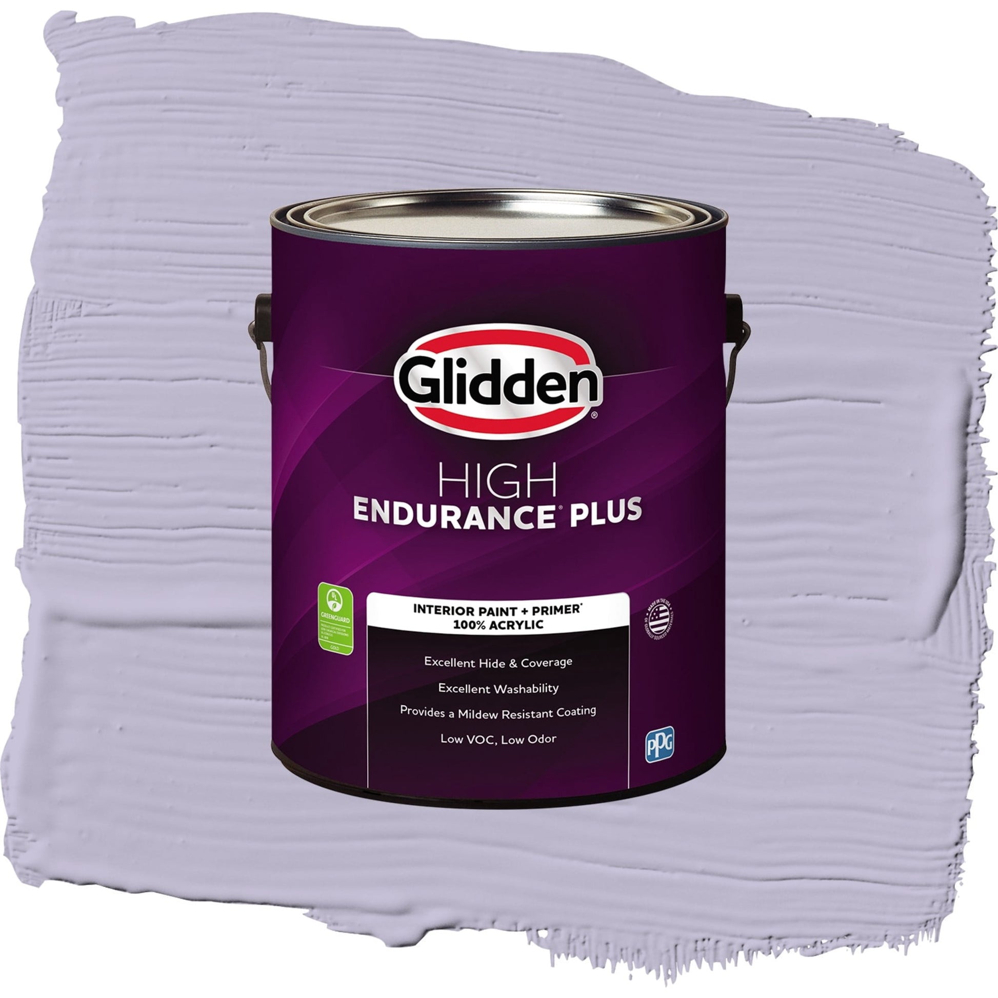 Glidden HEP Wild Lilac / Purple, Eggshell Interior Paint with Primer, 1 Gallon
