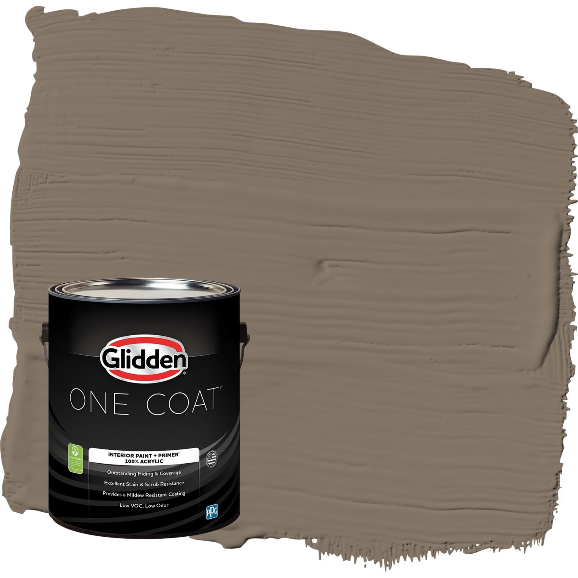 Glidden One Coat Clam Shell / Beige Eggshell Interior Paint with Primer, 1 Gallon