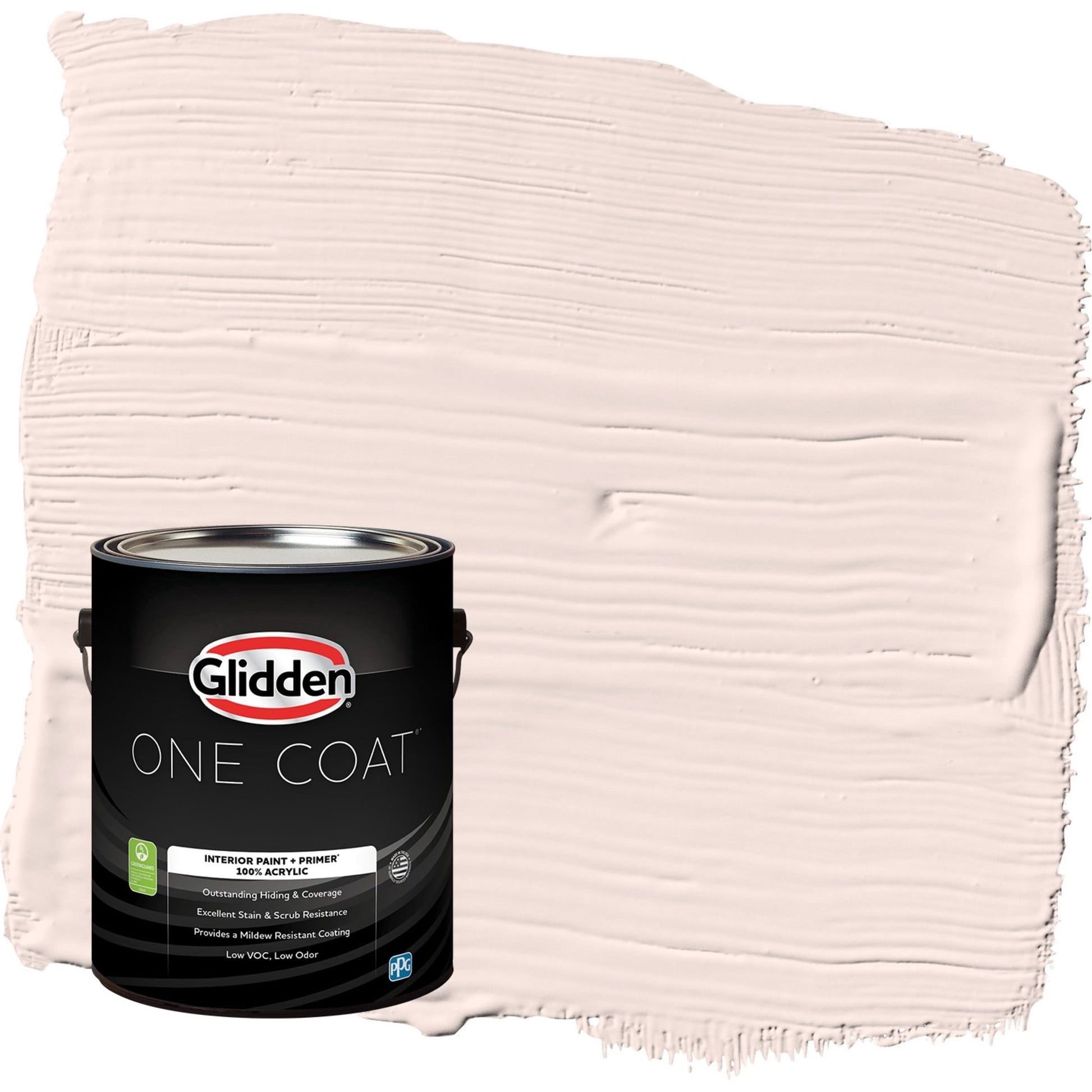 Glidden One Coat Brandy Alexander / Red Eggshell Interior Paint with Primer, 1 Gallon