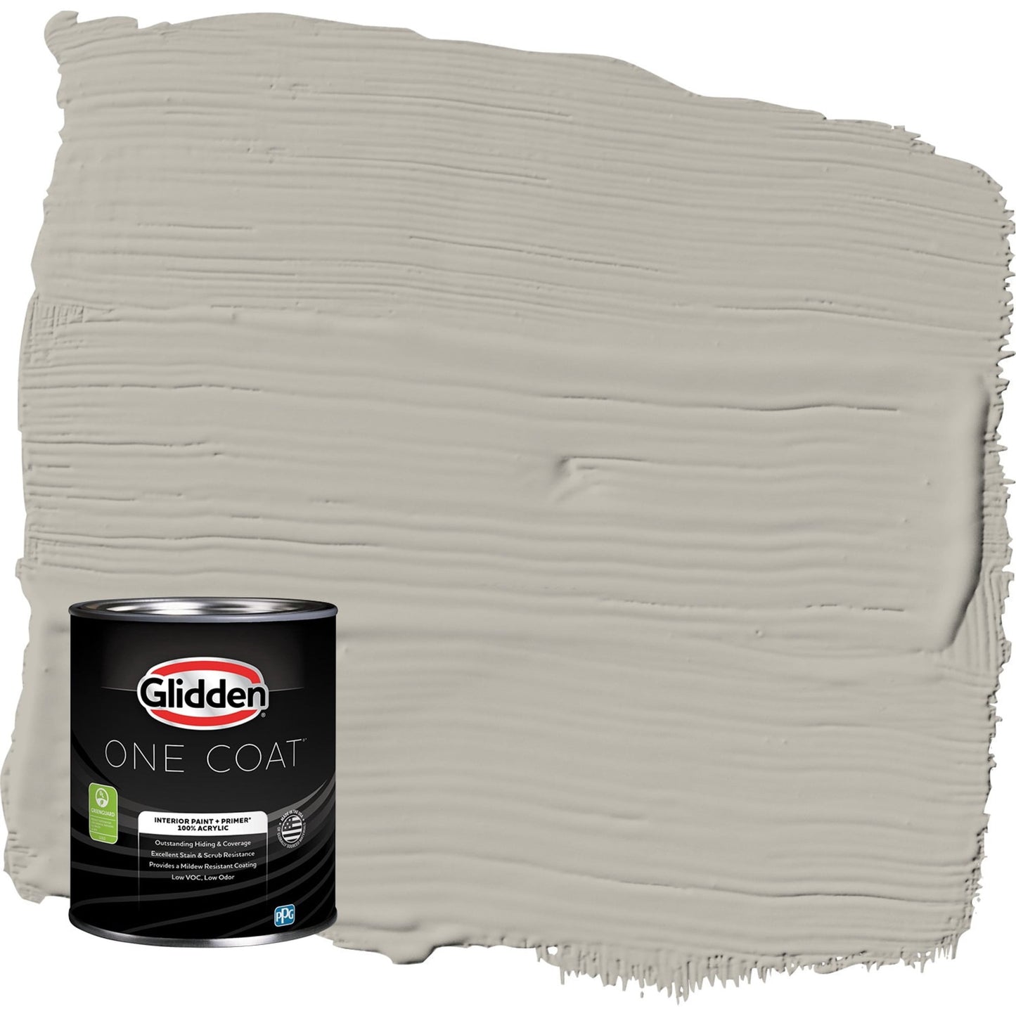 Glidden One Coat Ghost Writer / Beige Eggshell Interior Paint with Primer, 1 Quart