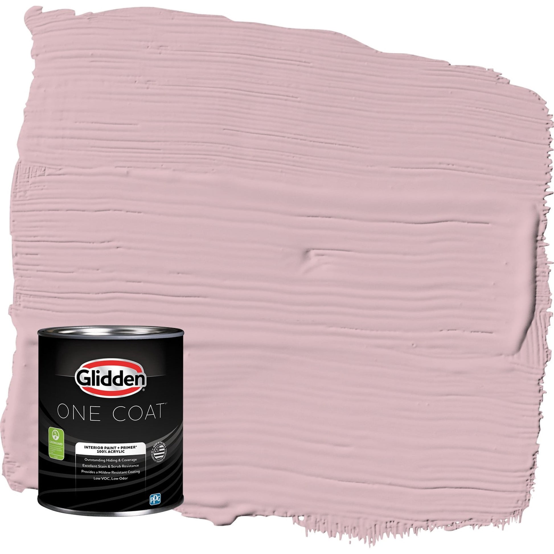 Glidden One Coat Nostalgia / Purple Eggshell Interior Paint with Primer, 1 Quart