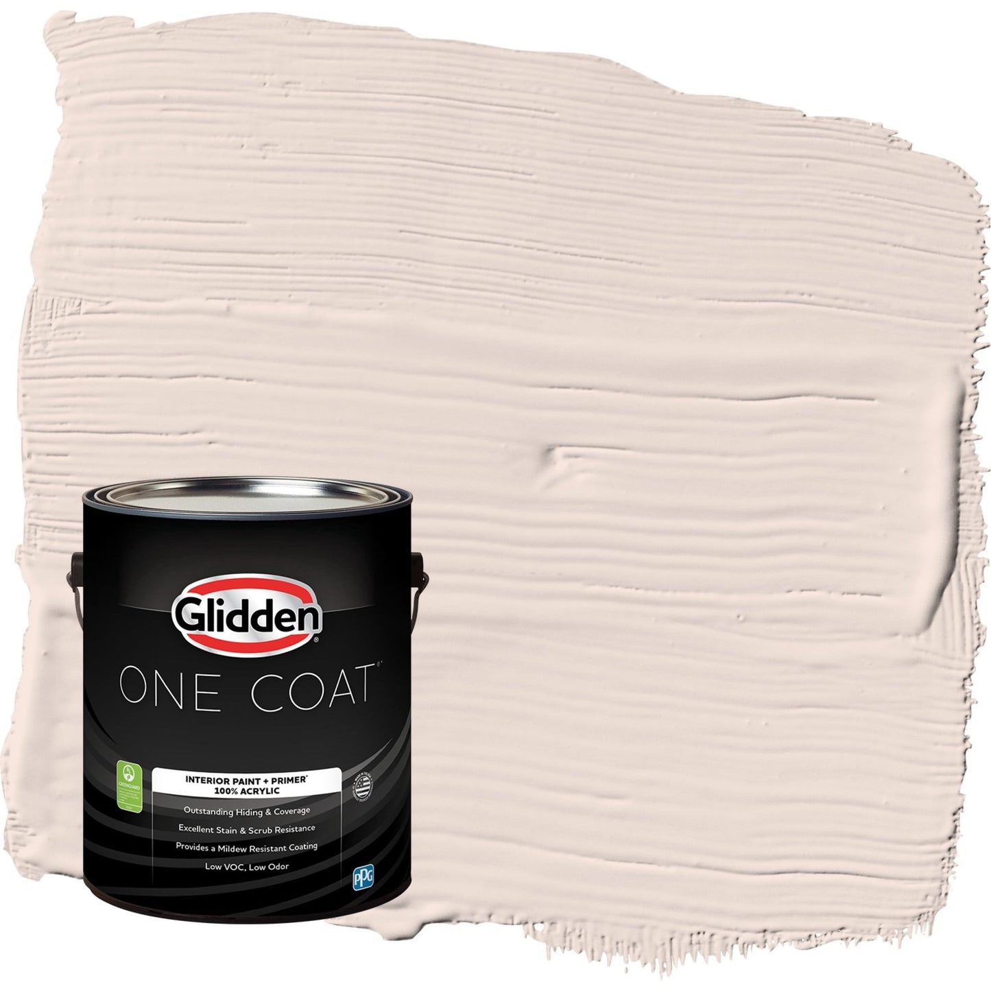 Glidden One Coat Sandy Beach / Orange Semi-Gloss Interior Paint with Primer, 1 Gallon