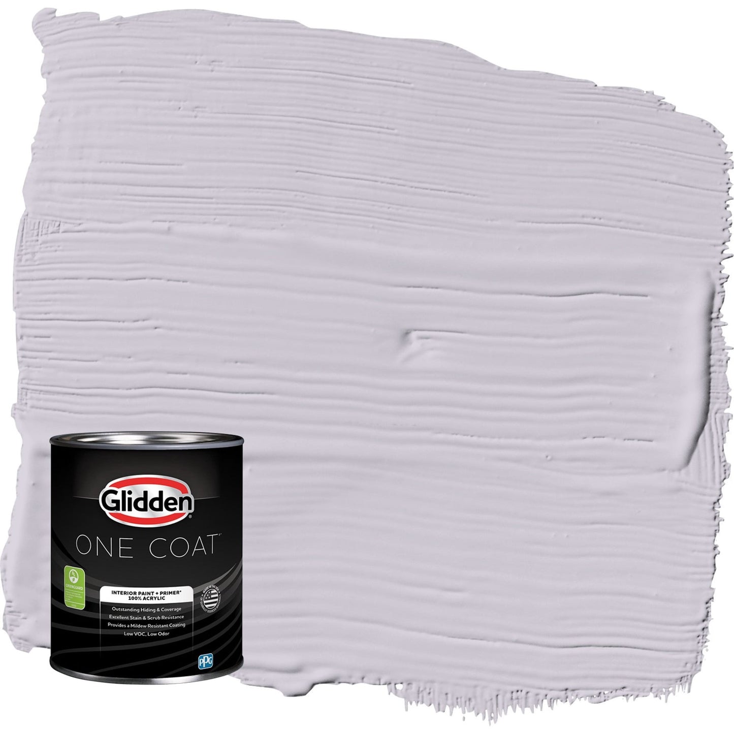 Glidden One Coat Silver Chalice / Purple Semi-Gloss Interior Paint with Primer, 1 Quart