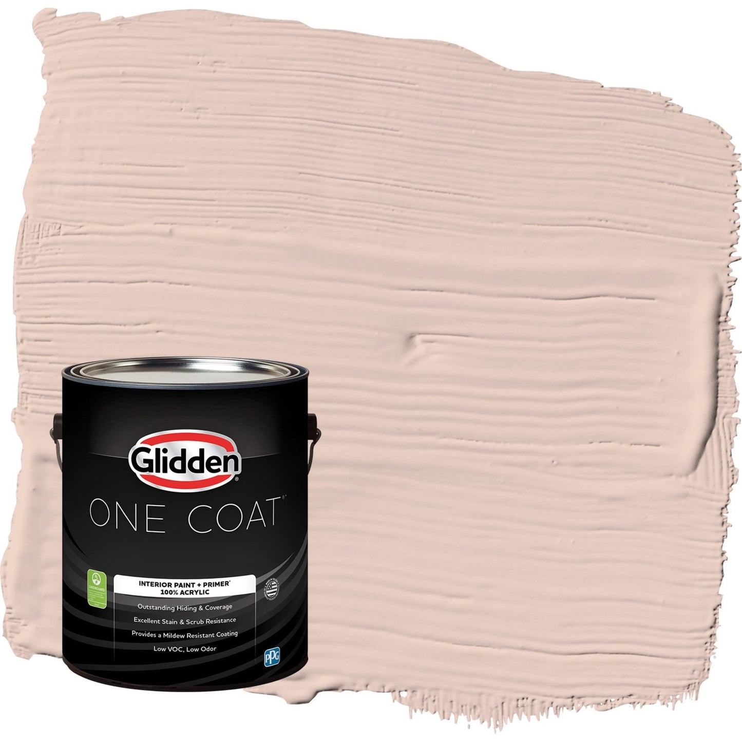 Glidden One Coat Sultan Sand / Orange Semi-Gloss Interior Paint with Primer, 1 Gallon