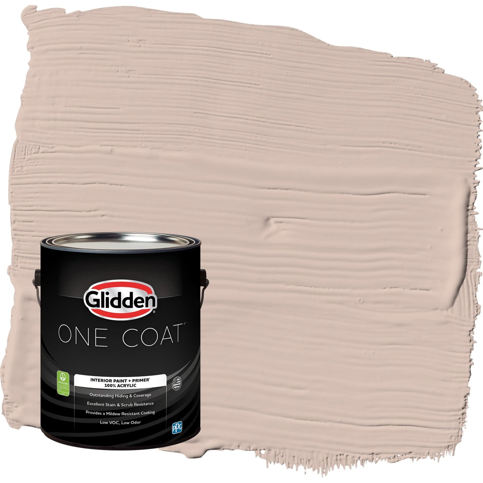 Glidden One Coat Wild Rice / Orange Semi-Gloss Interior Paint with Primer, 1 Gallon