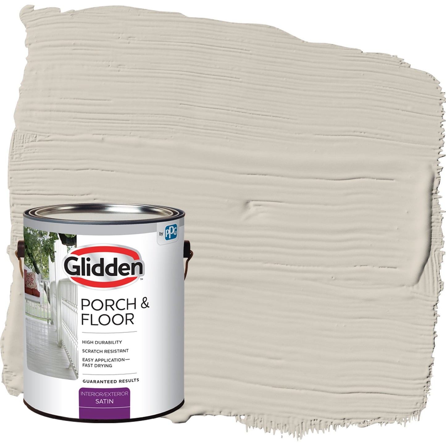 Glidden Porch & Floor 1 gal. Cinnamon Crucnh Satin Interior/Exterior Paint with Primer
