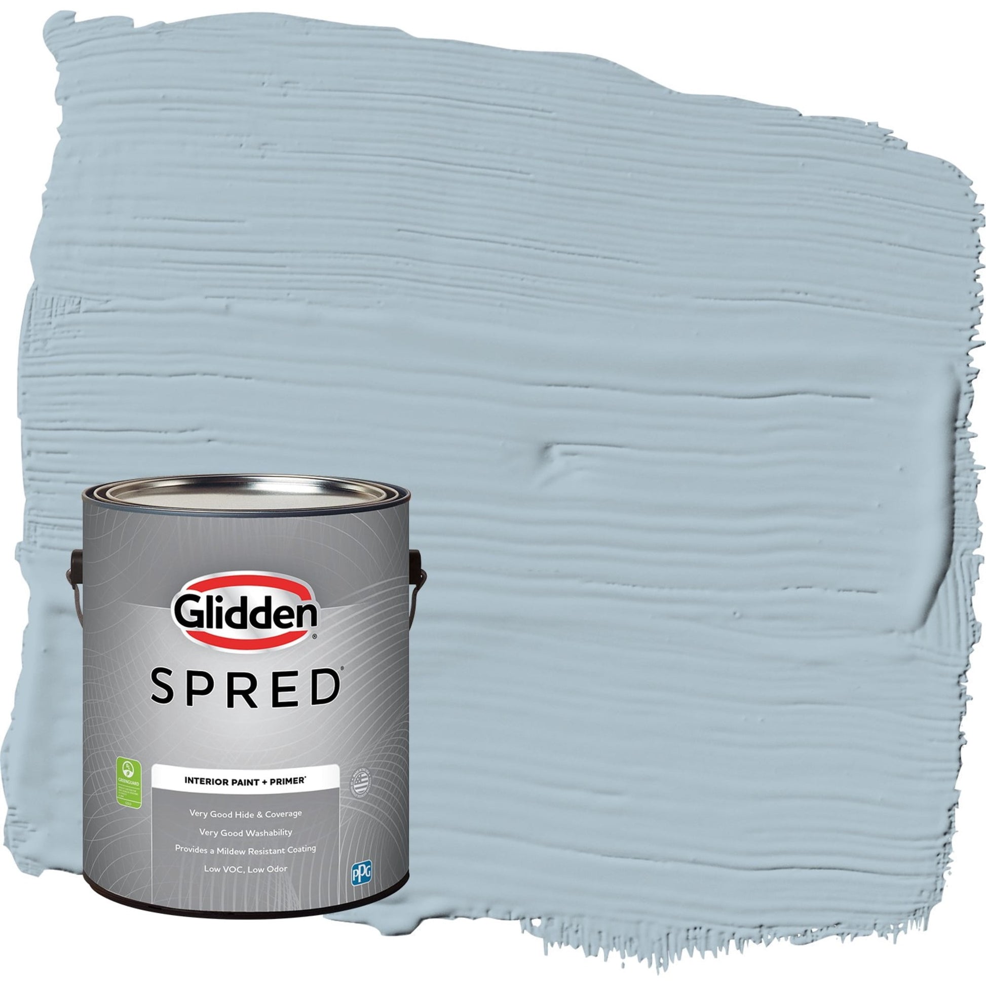 Glidden Spred Chambray / Blue, Semi-Gloss Interior Paint with Primer, 1 Gallon