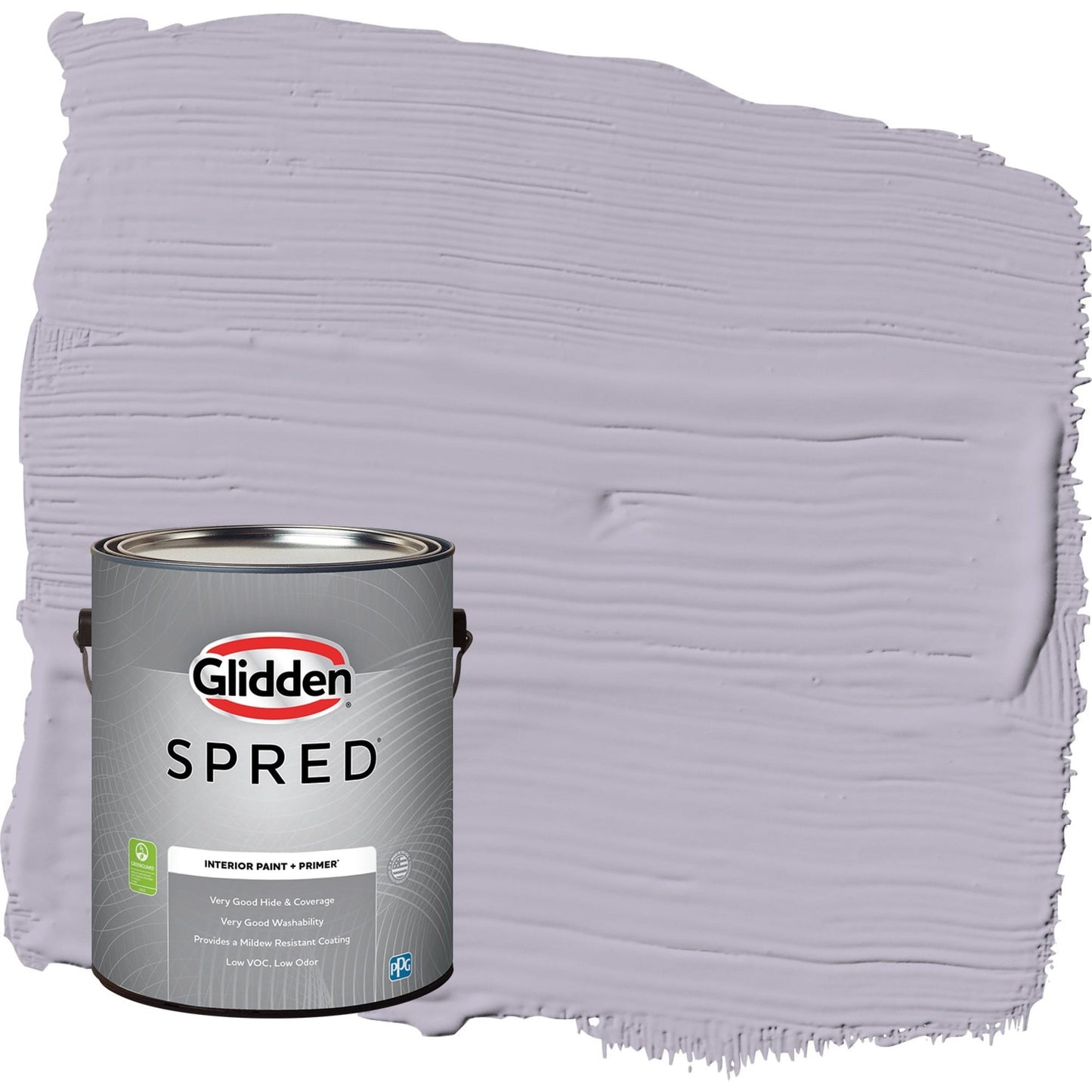 Glidden Spred Cloudberry / Purple, Semi-Gloss Interior Paint with Primer, 1 Gallon