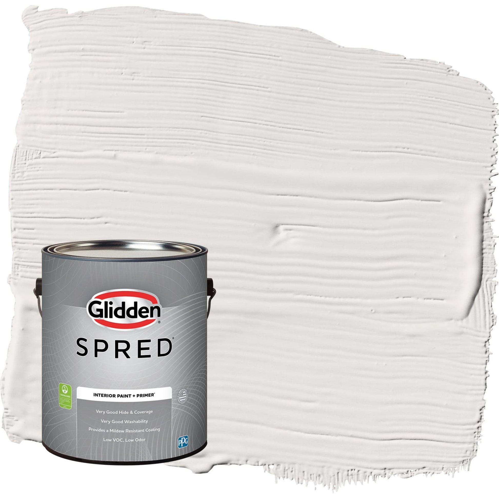 Glidden Spred Dusky Dawn / Grey, Semi-Gloss Interior Paint with Primer, 1 Gallon