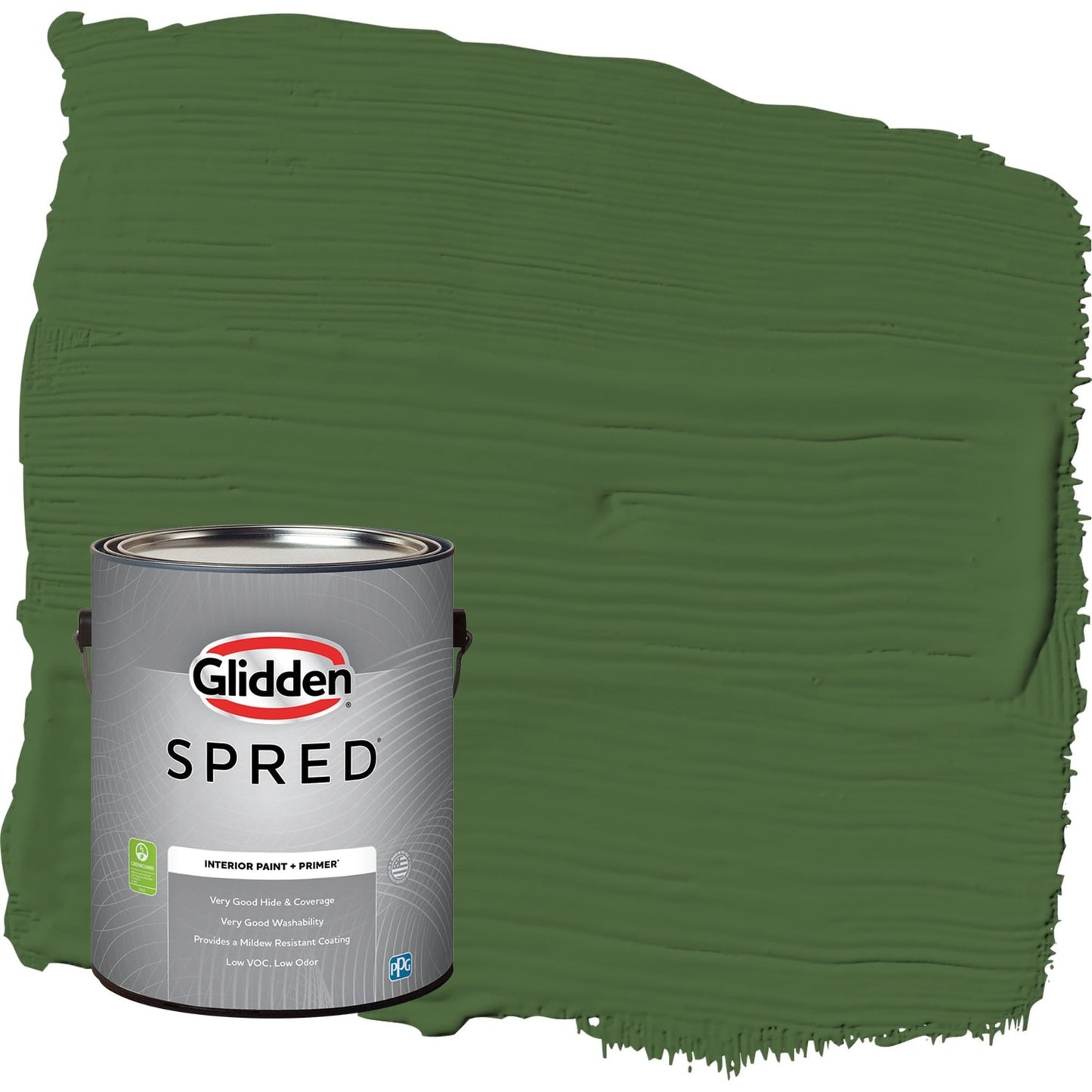 Glidden Spred Mountain Forest / Green, Semi-Gloss Interior Paint with Primer, 1 Gallon