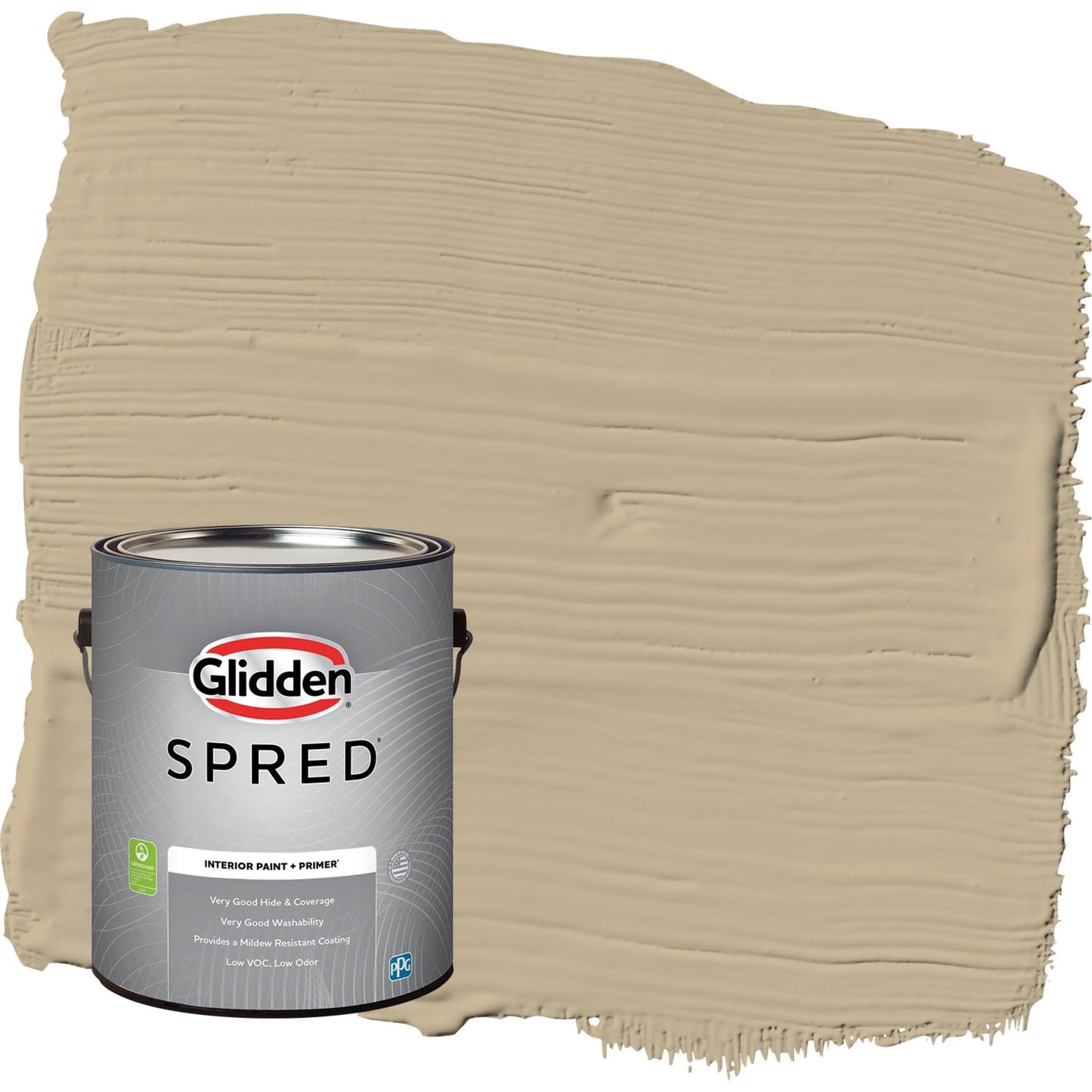 Glidden Spred Rock Cliffs / Beige, Semi-Gloss Interior Paint with Primer, 1 Gallon
