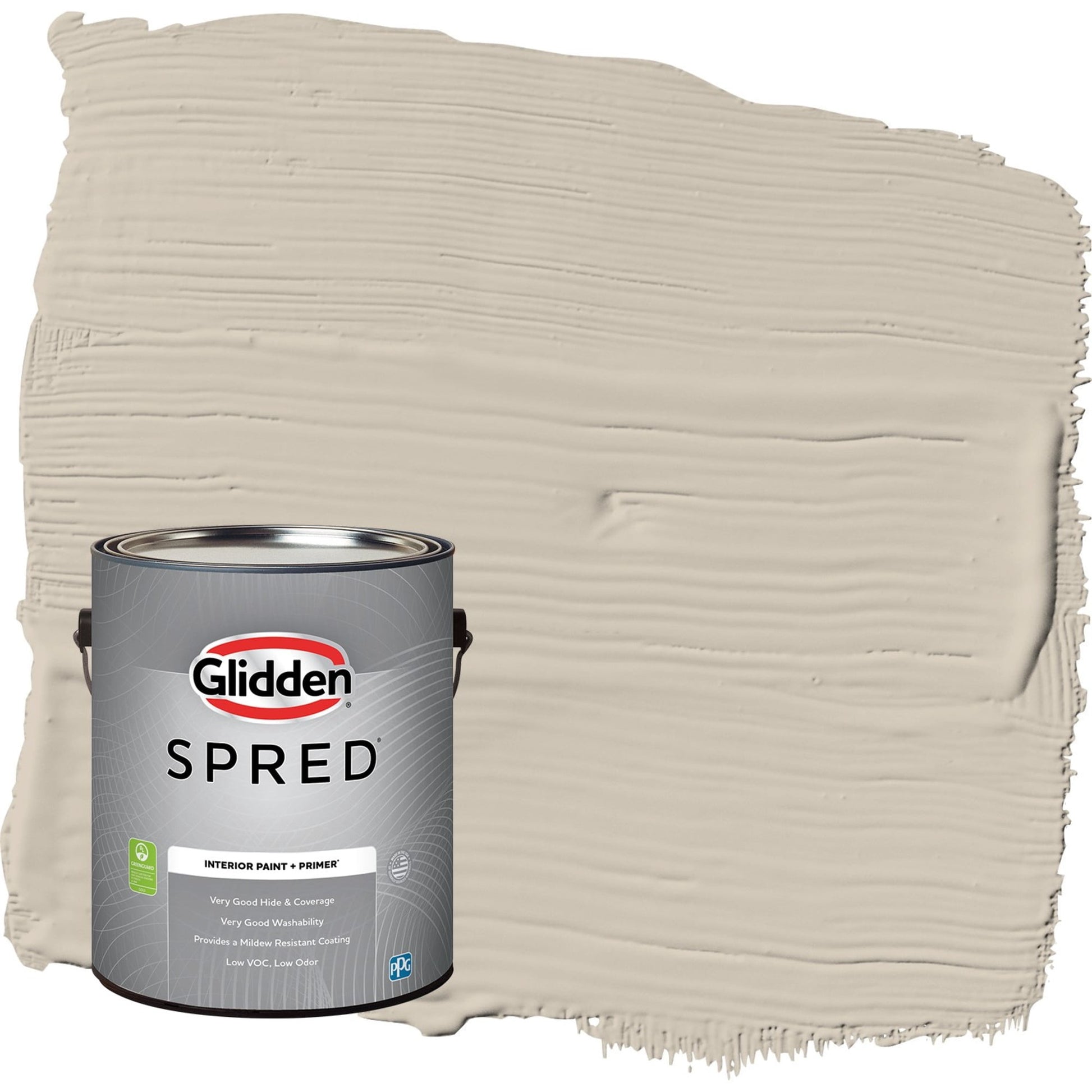 Glidden Spred Synchronicity / Gray, Semi-Gloss Interior Paint with Primer, 1 Gallon